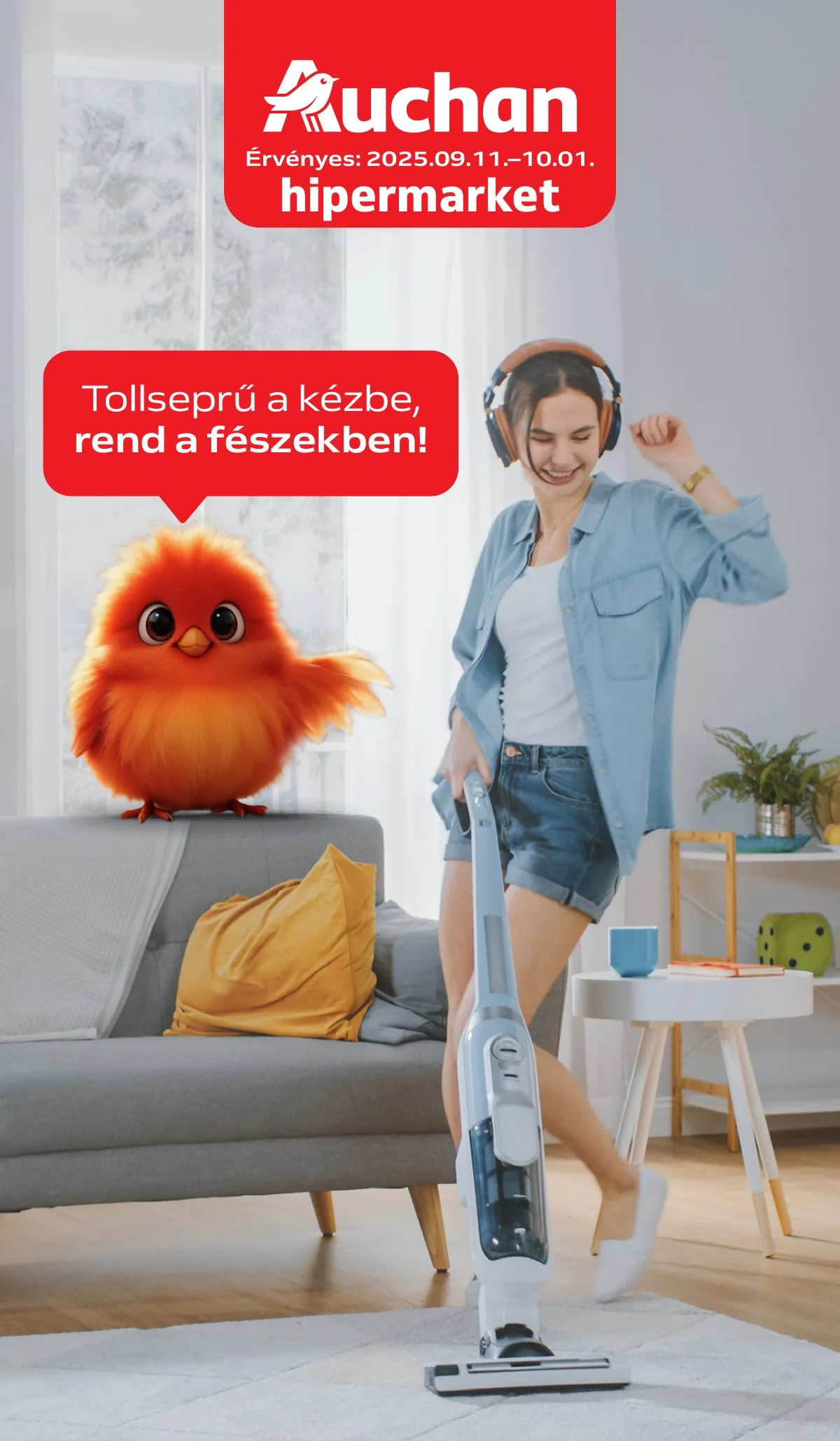 Auchan akciós újság Hipermarket takaritoszer 09.11–10.01