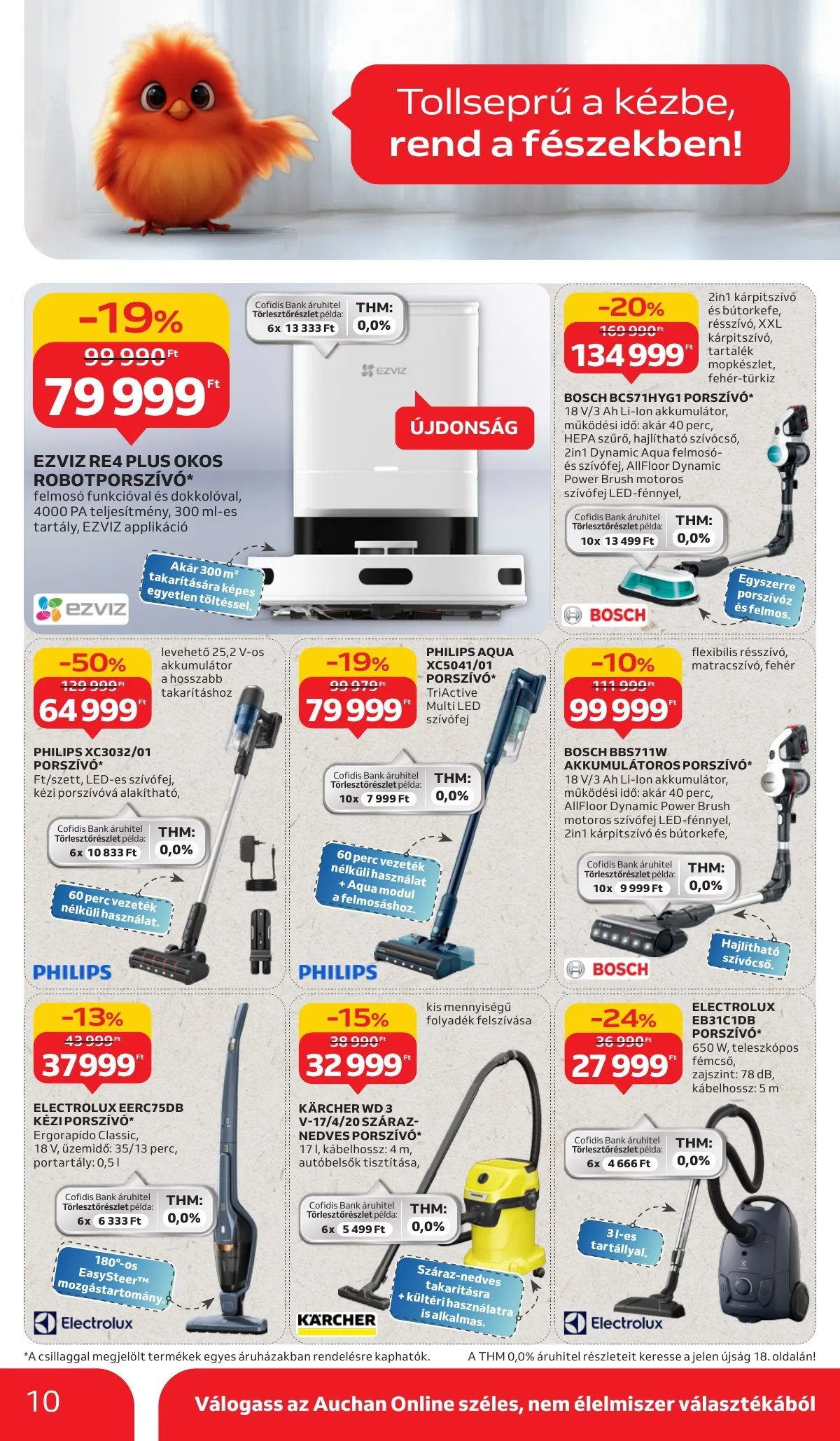 Auchan akciós újság Hipermarket takaritoszer 09.11–10.01 – 10. oldal