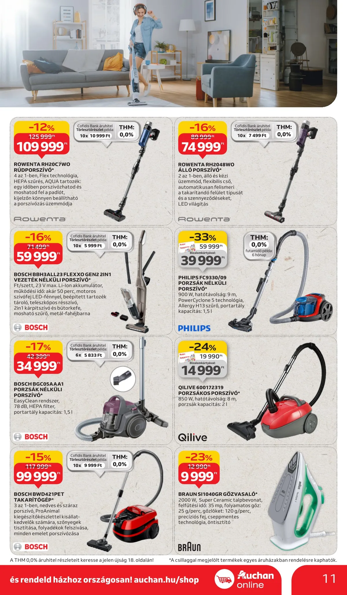 Auchan akciós újság Hipermarket takaritoszer 09.11–10.01 – 11. oldal