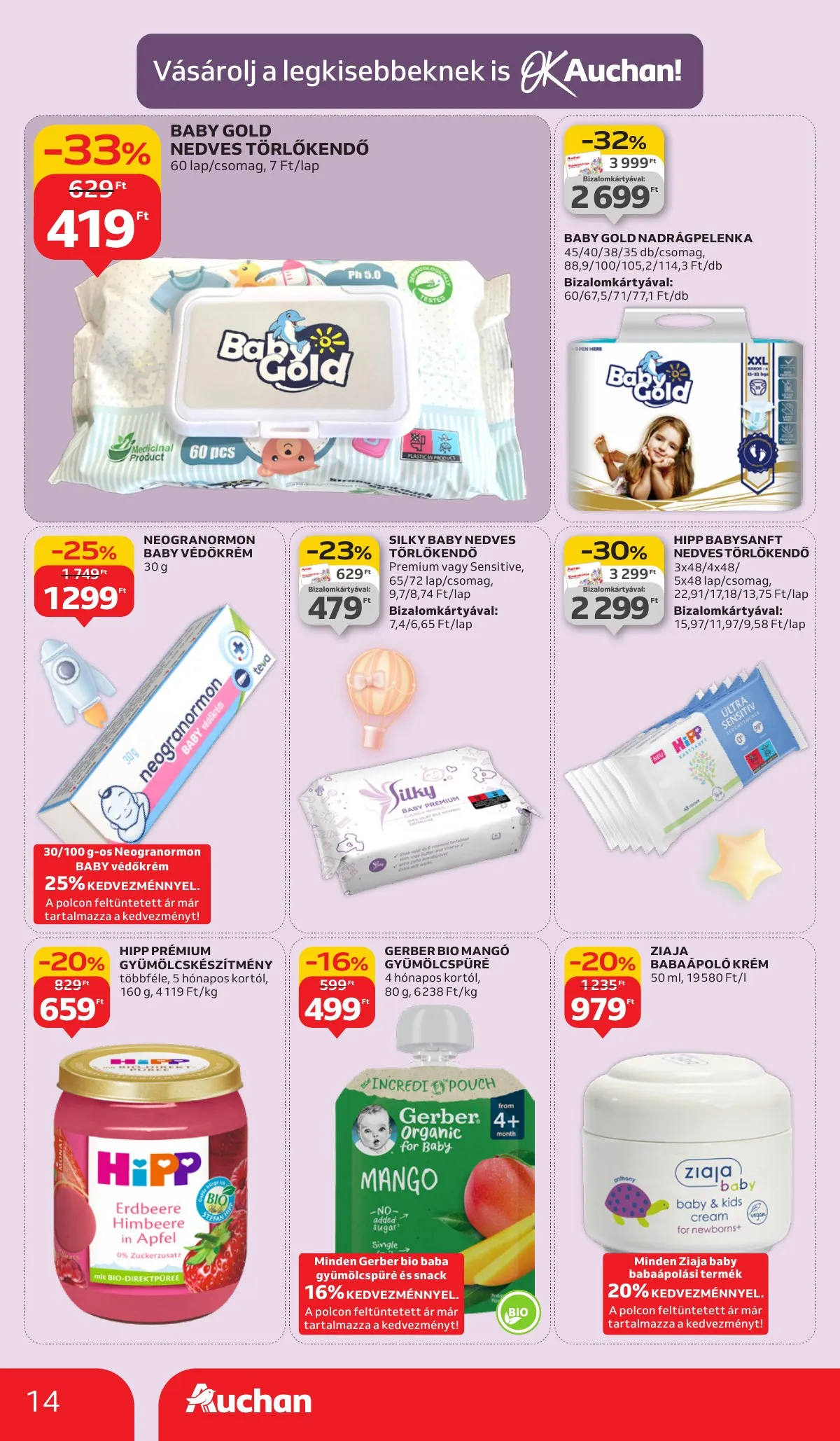 Auchan akciós újság Hipermarket takaritoszer 09.11–10.01 – 14. oldal