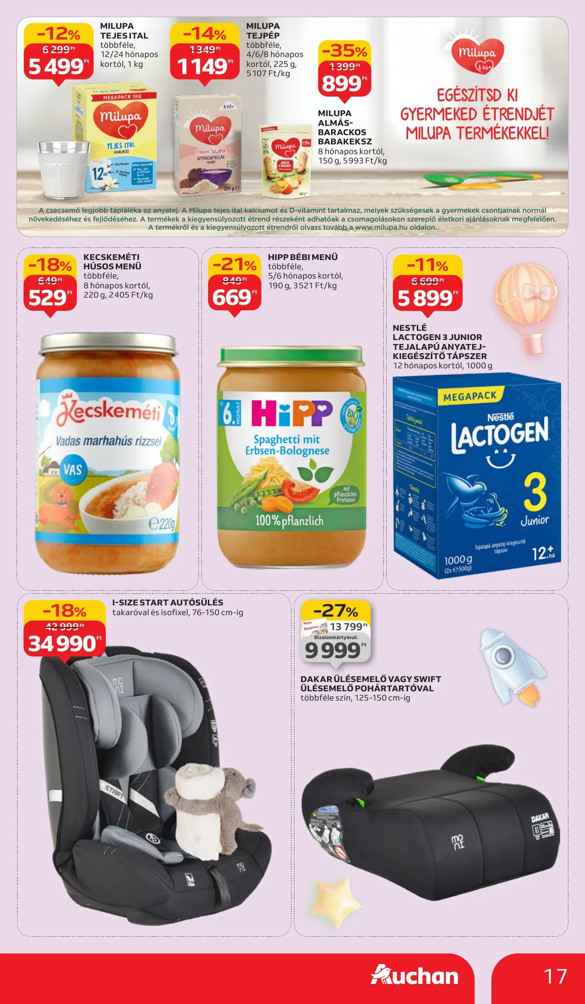 Auchan akciós újság Hipermarket takaritoszer 09.11–10.01 – 17. oldal