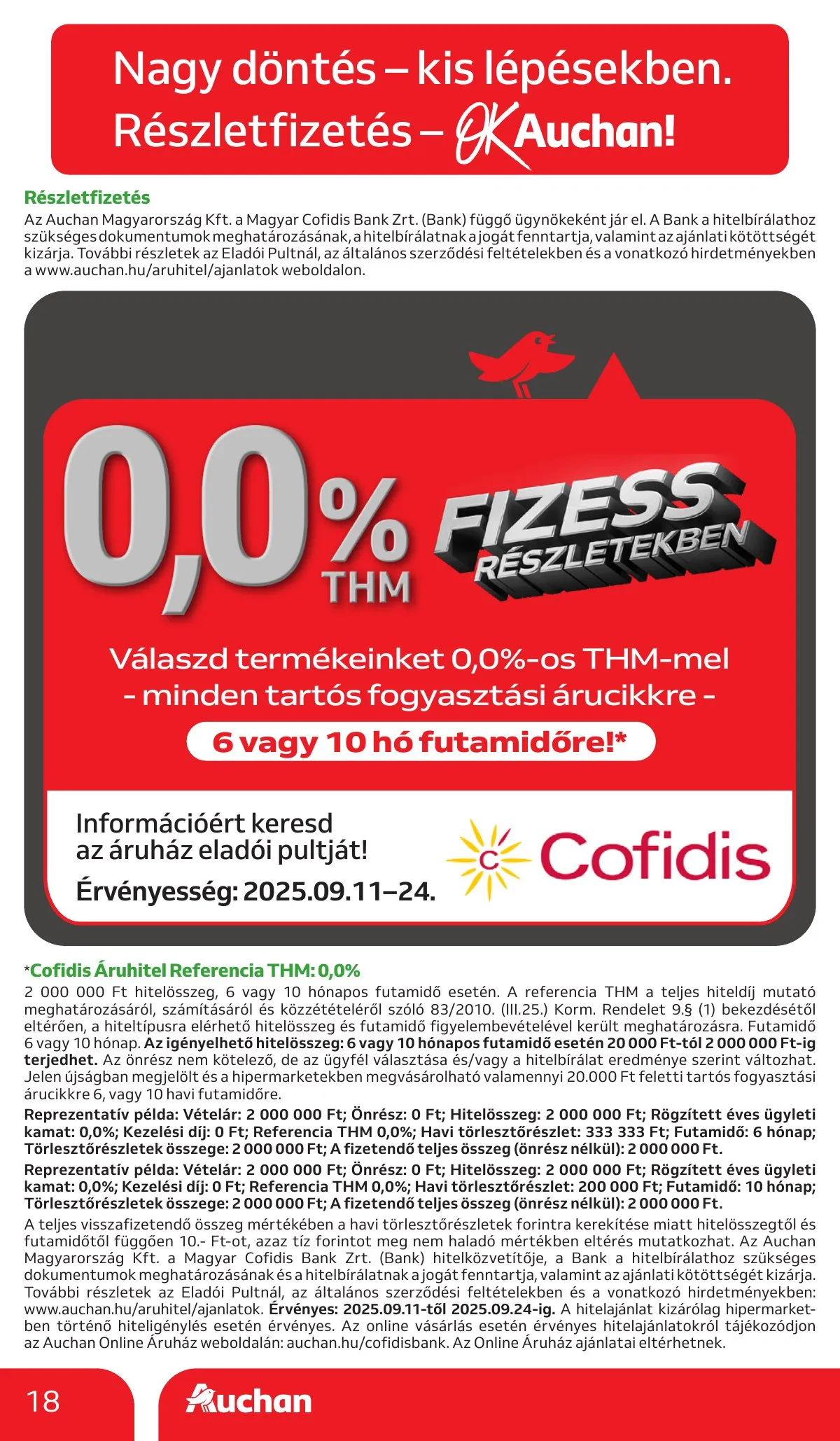 Auchan akciós újság Hipermarket takaritoszer 09.11–10.01 – 18. oldal