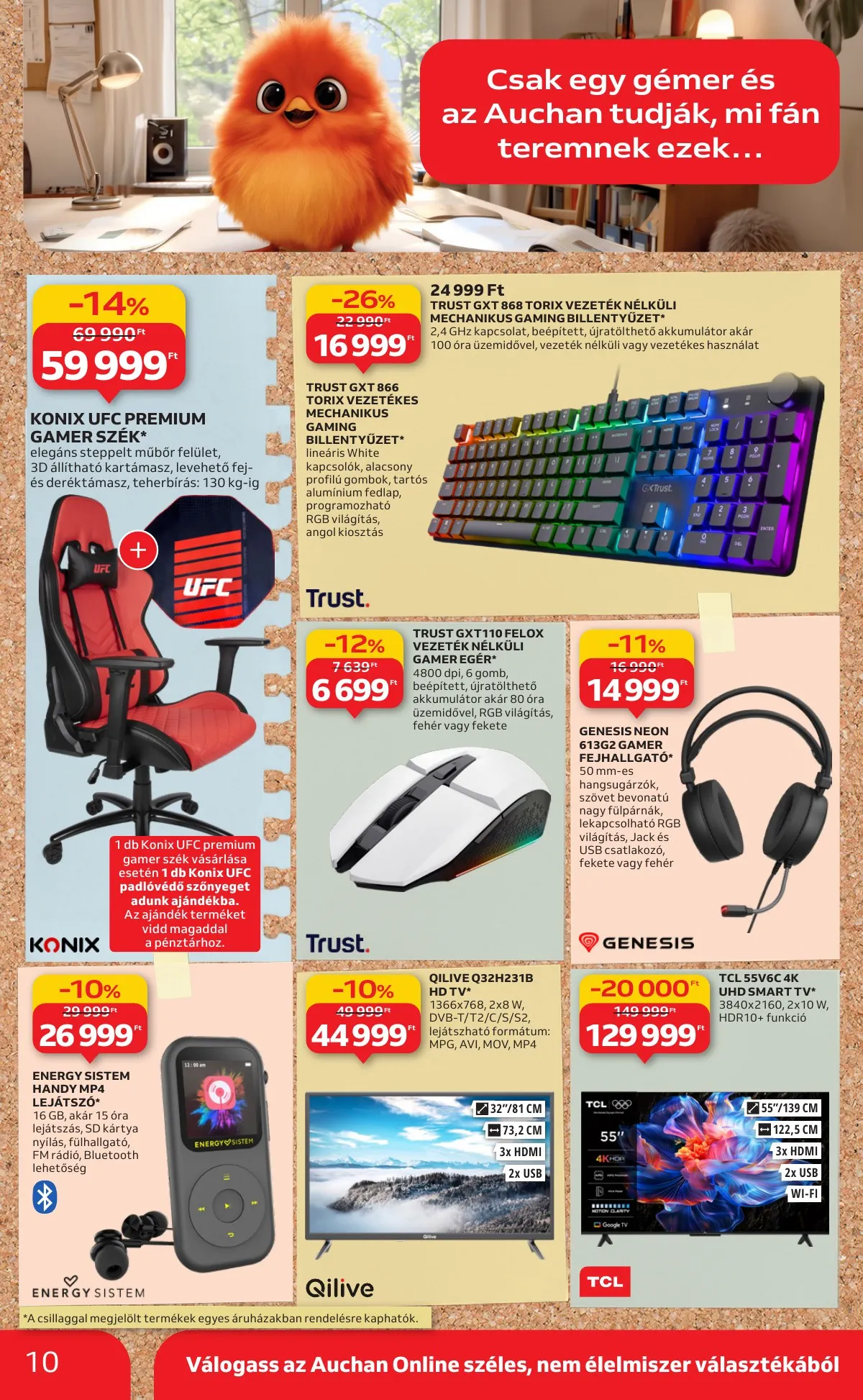 Auchan akciós újság Hipermarket Tanevkezdesi ajanlatok 08.21–09.10 – 10. oldal