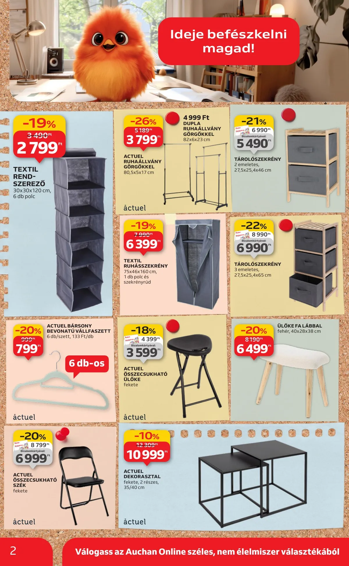 Auchan akciós újság Hipermarket Tanevkezdesi ajanlatok 08.21–09.10 – 2. oldal