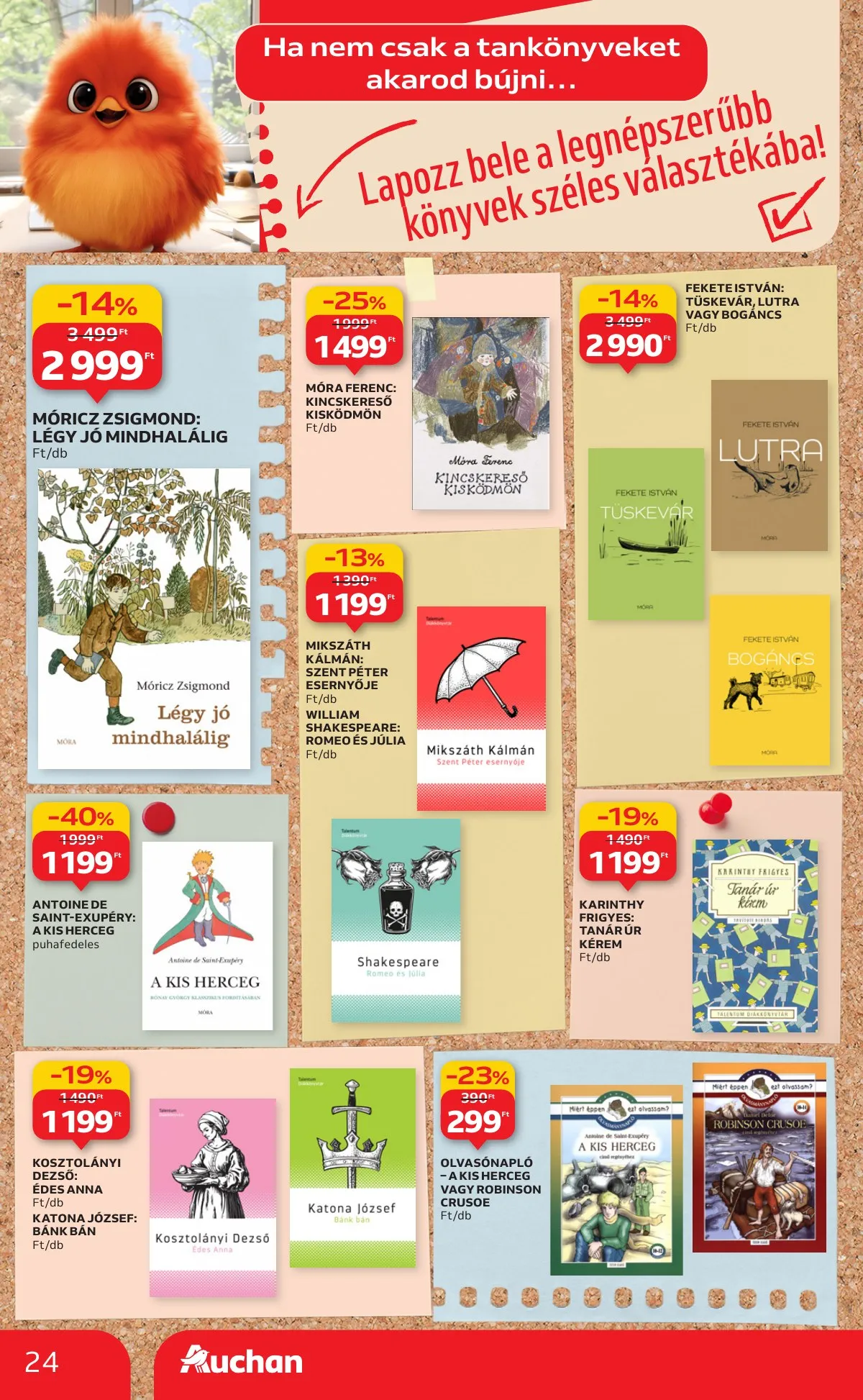 Auchan akciós újság Hipermarket Tanevkezdesi ajanlatok 08.21–09.10 – 24. oldal