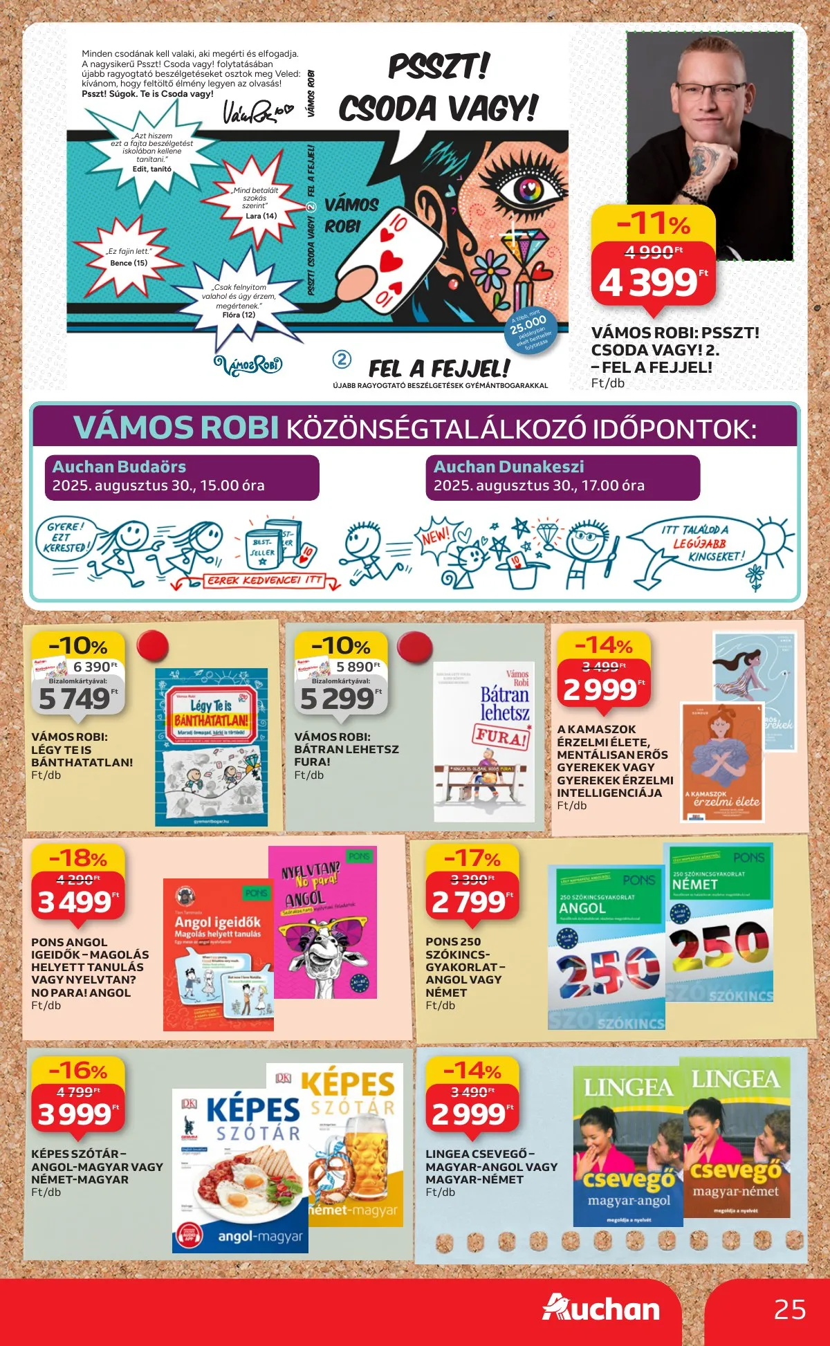 Auchan akciós újság Hipermarket Tanevkezdesi ajanlatok 08.21–09.10 – 25. oldal