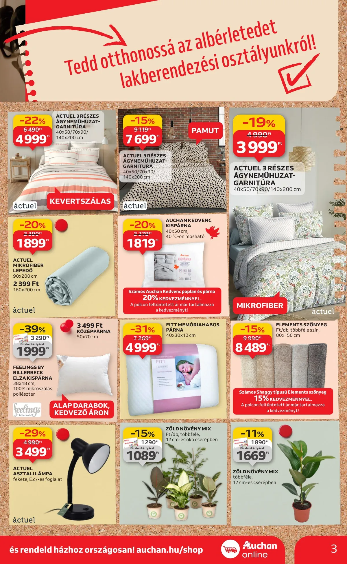 Auchan akciós újság Hipermarket Tanevkezdesi ajanlatok 08.21–09.10 – 3. oldal
