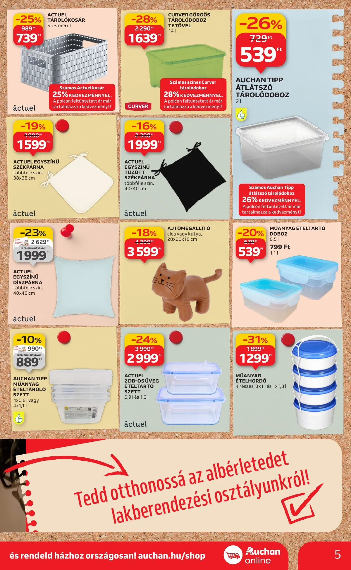 Auchan akciós újság Hipermarket Tanevkezdesi ajanlatok 08.21–09.10 – 5. oldal