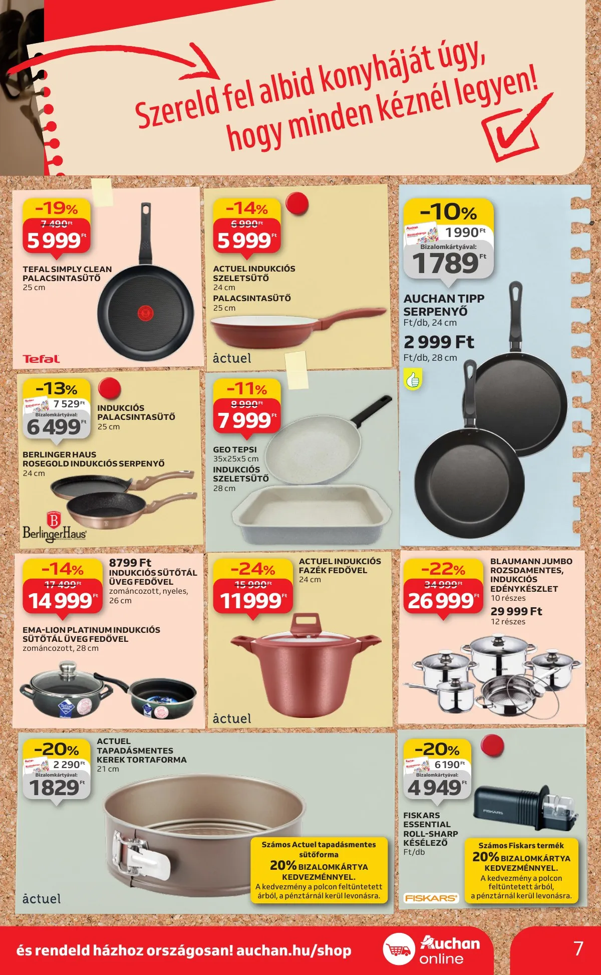 Auchan akciós újság Hipermarket Tanevkezdesi ajanlatok 08.21–09.10 – 7. oldal