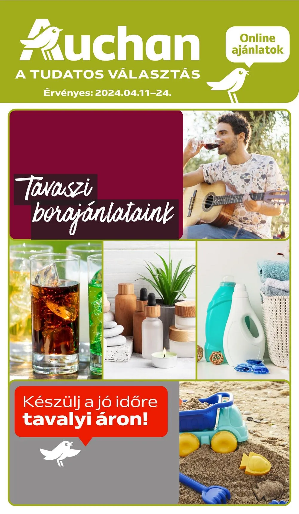 Auchan akciós újság Hipermarket Tavasz 04.11–04.24