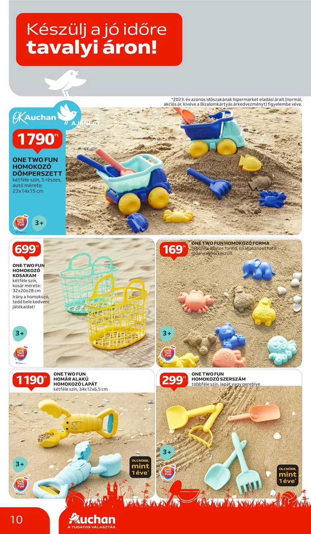 Auchan akciós újság Hipermarket Tavasz 04.11–04.24 – 10. oldal