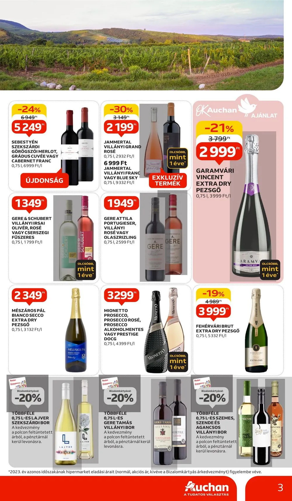 Auchan akciós újság Hipermarket Tavasz 04.11–04.24 – 3. oldal