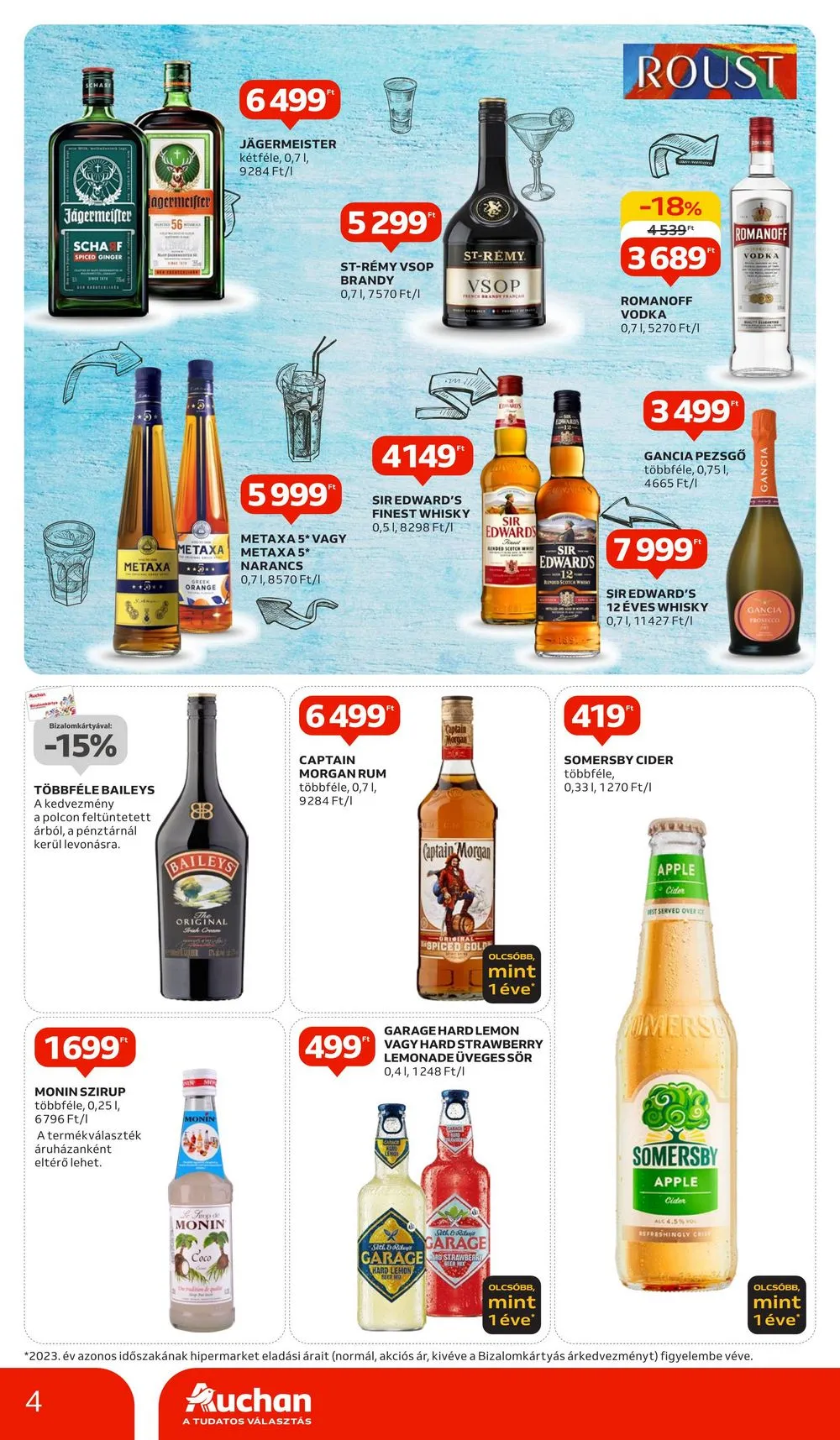 Auchan akciós újság Hipermarket Tavasz 04.11–04.24 – 4. oldal