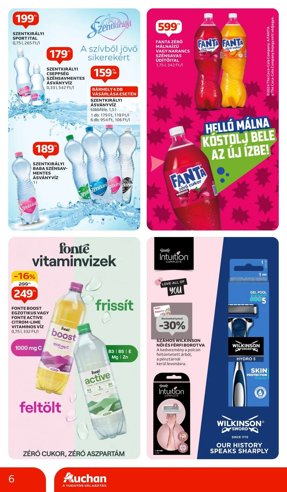 Auchan akciós újság Hipermarket Tavasz 04.11–04.24 – 6. oldal