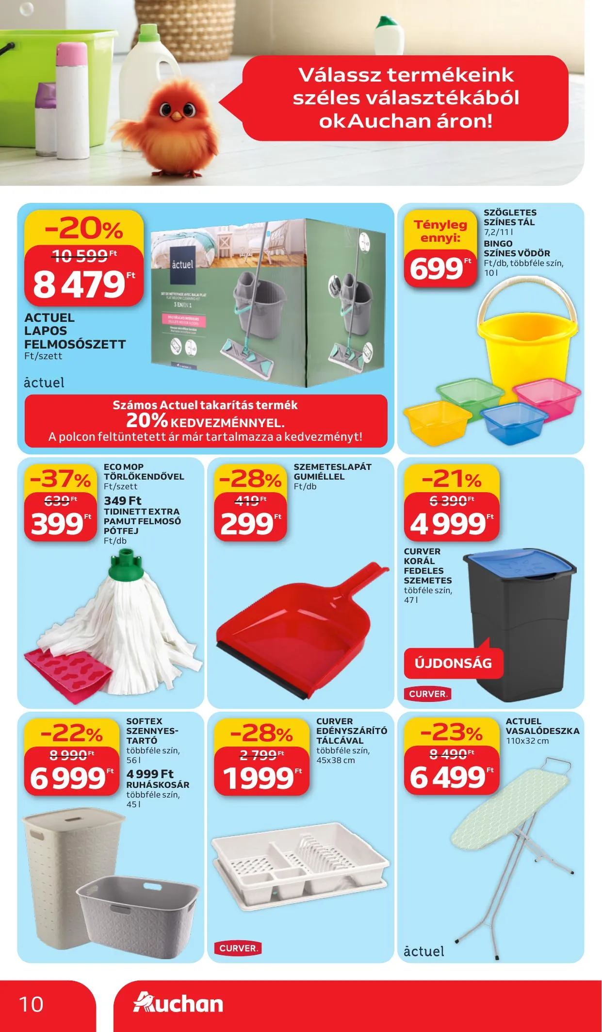 Auchan akciós újság Hipermarket Tavaszi nagytakarítás 03.05–03.18 – 10. oldal
