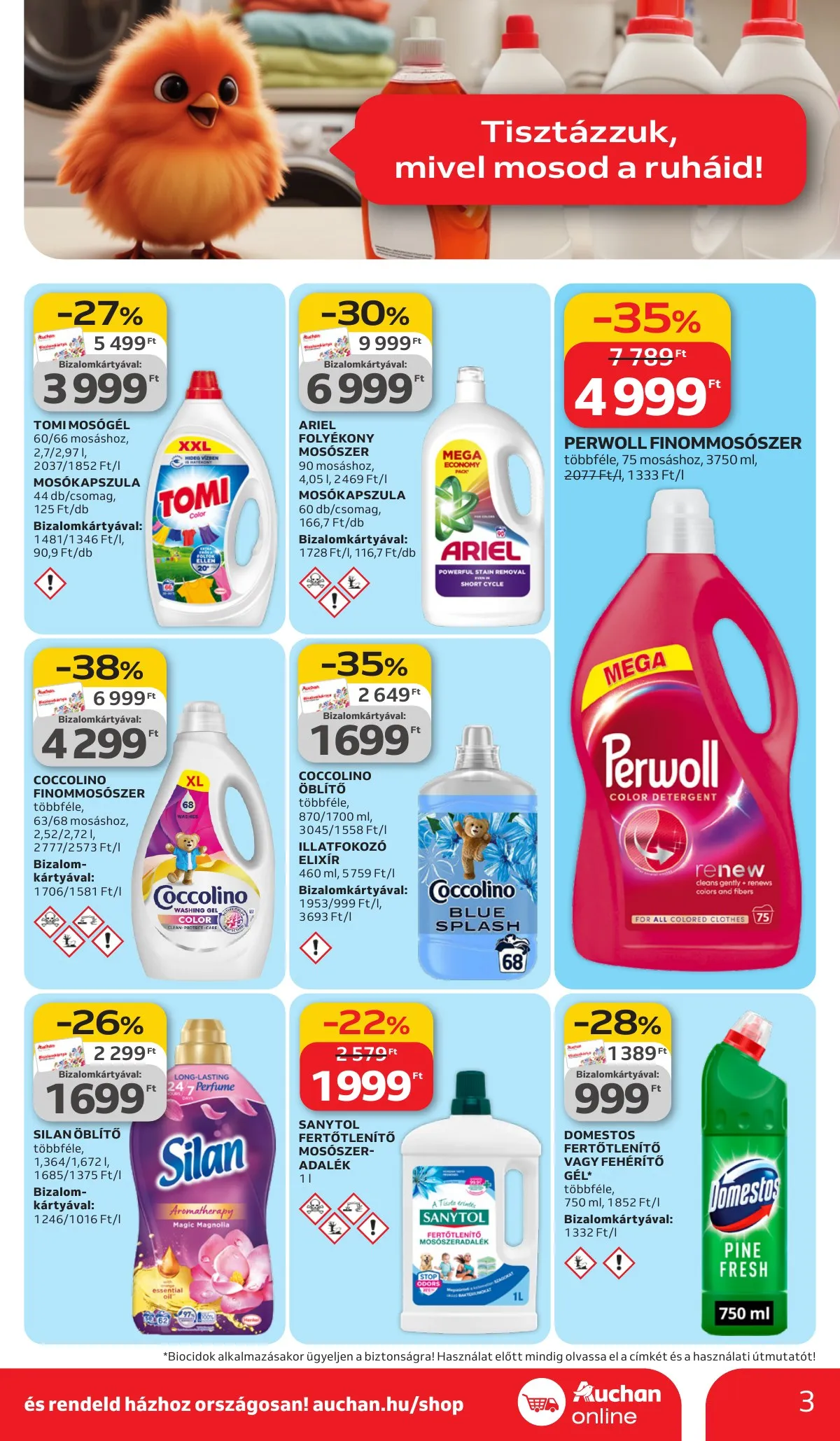 Auchan akciós újság Hipermarket Tavaszi nagytakarítás 03.05–03.18 – 3. oldal