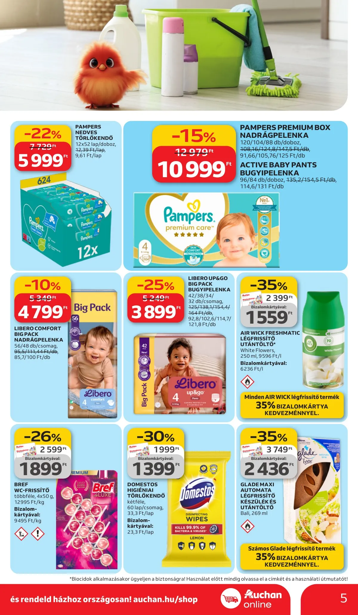 Auchan akciós újság Hipermarket Tavaszi nagytakarítás 03.05–03.18 – 5. oldal