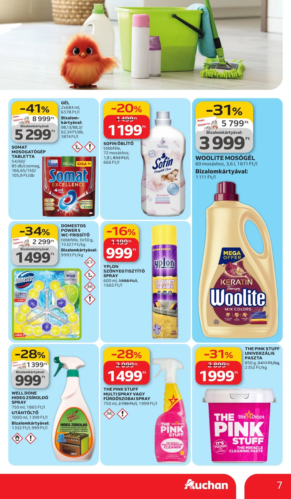 Auchan akciós újság Hipermarket Tavaszi nagytakarítás 03.05–03.18 – 7. oldal