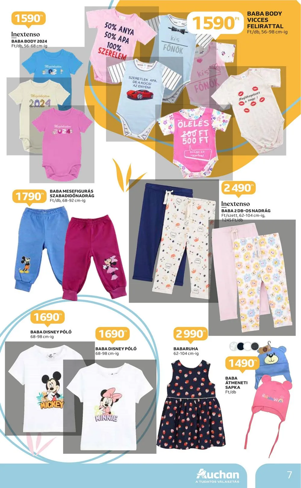 Auchan akciós újság Hipermarket tavaszi ruha 02.29–03.27 – 7. oldal
