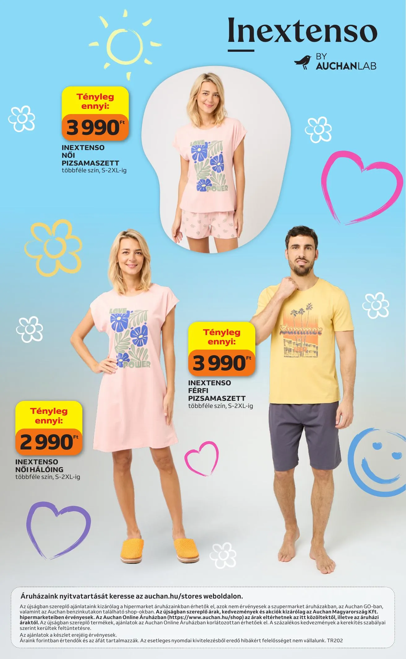 Auchan akciós újság Hipermarket Tavaszi textil 04.09–04.29 – 8. oldal