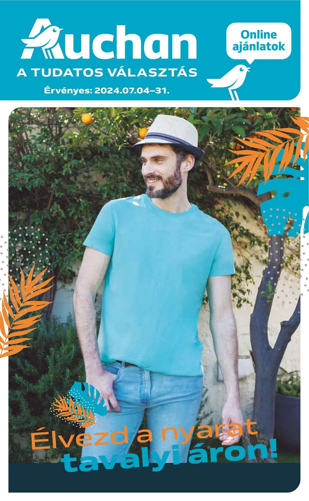 Auchan akciós újság Hipermarket Textil 07.04–07.31