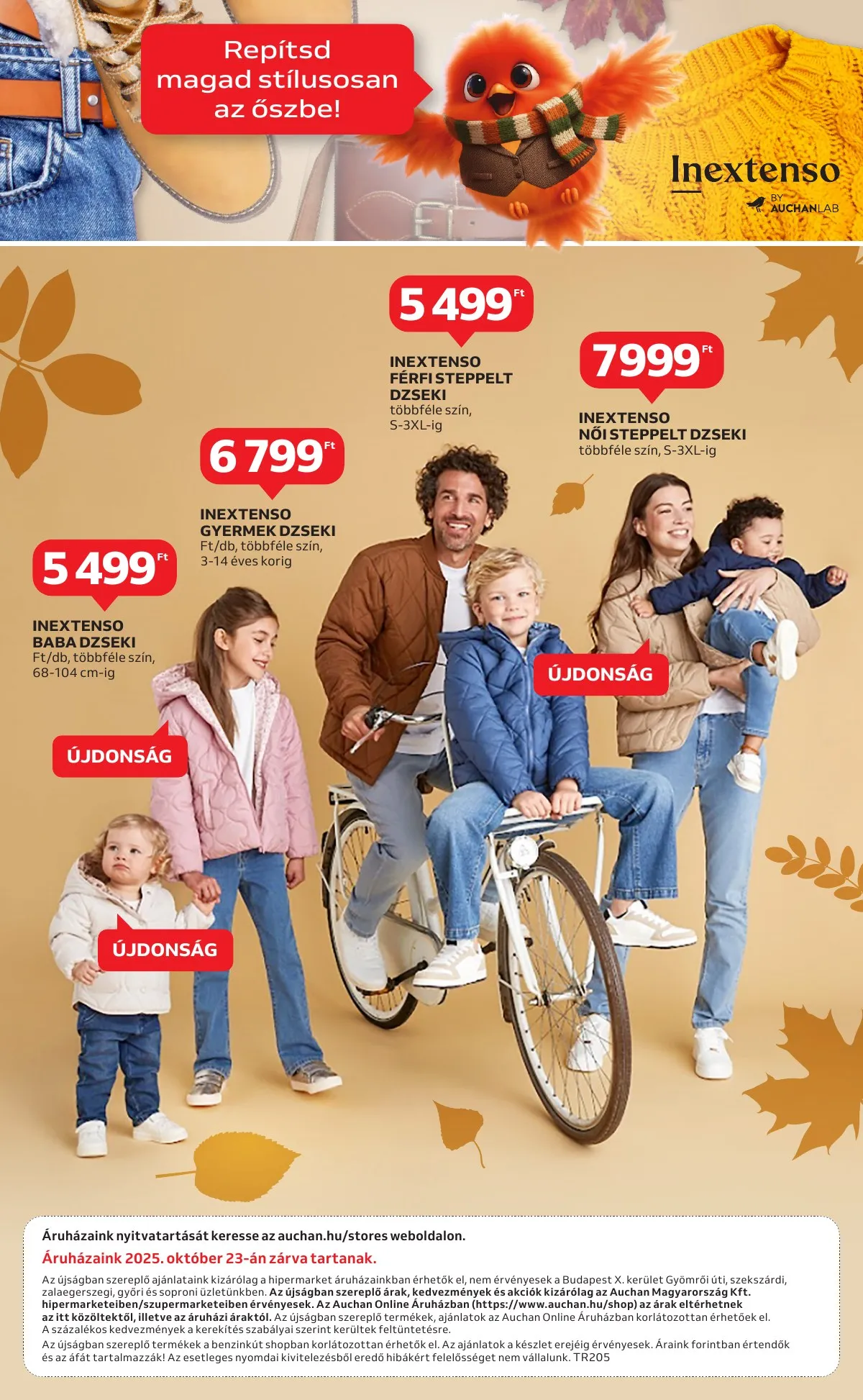 Auchan akciós újság Hipermarket Textil 10.02–10.29 – 16. oldal