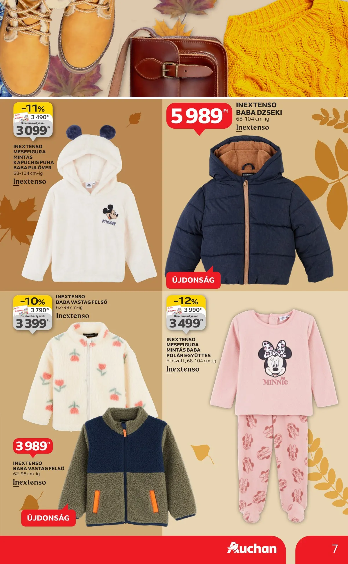 Auchan akciós újság Hipermarket Textil 10.02–10.29 – 7. oldal
