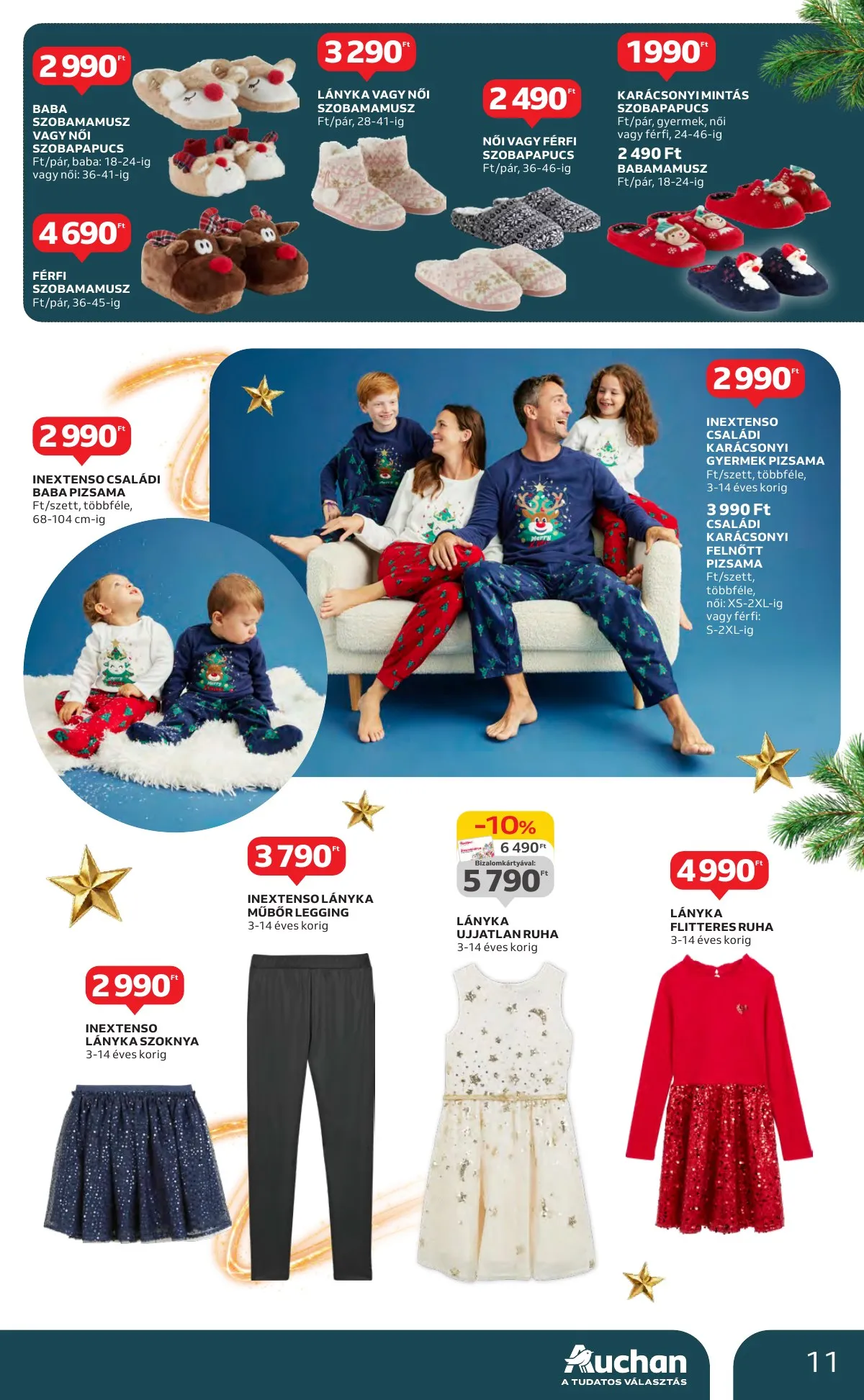 Auchan akciós újság Hipermarket Unnepi 11.21–11.24 – 11. oldal