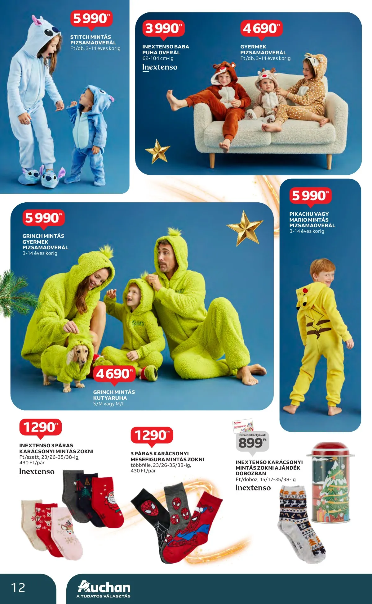 Auchan akciós újság Hipermarket Unnepi 11.21–11.24 – 12. oldal
