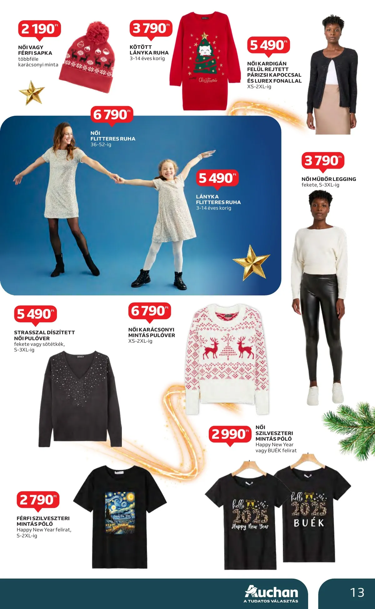 Auchan akciós újság Hipermarket Unnepi 11.21–11.24 – 13. oldal
