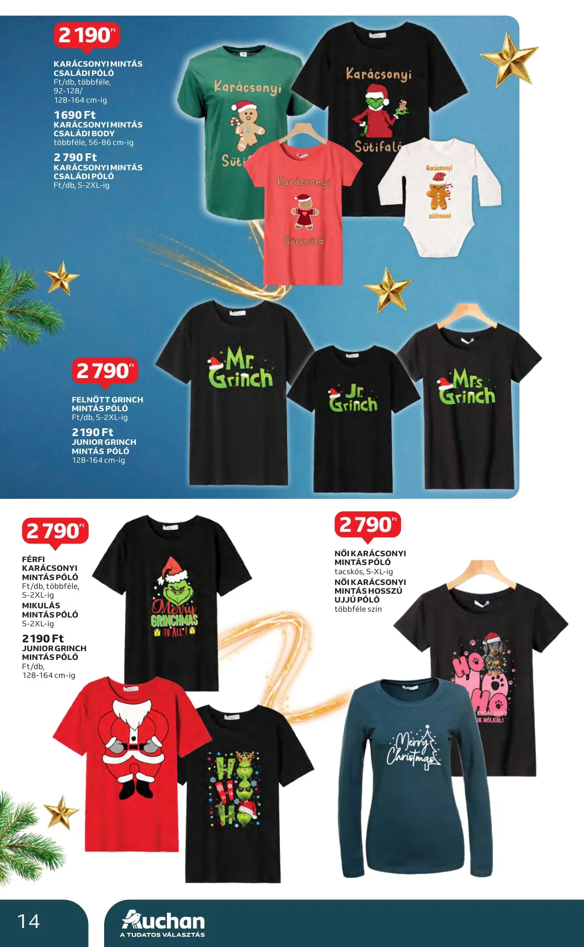 Auchan akciós újság Hipermarket Unnepi 11.21–11.24 – 14. oldal