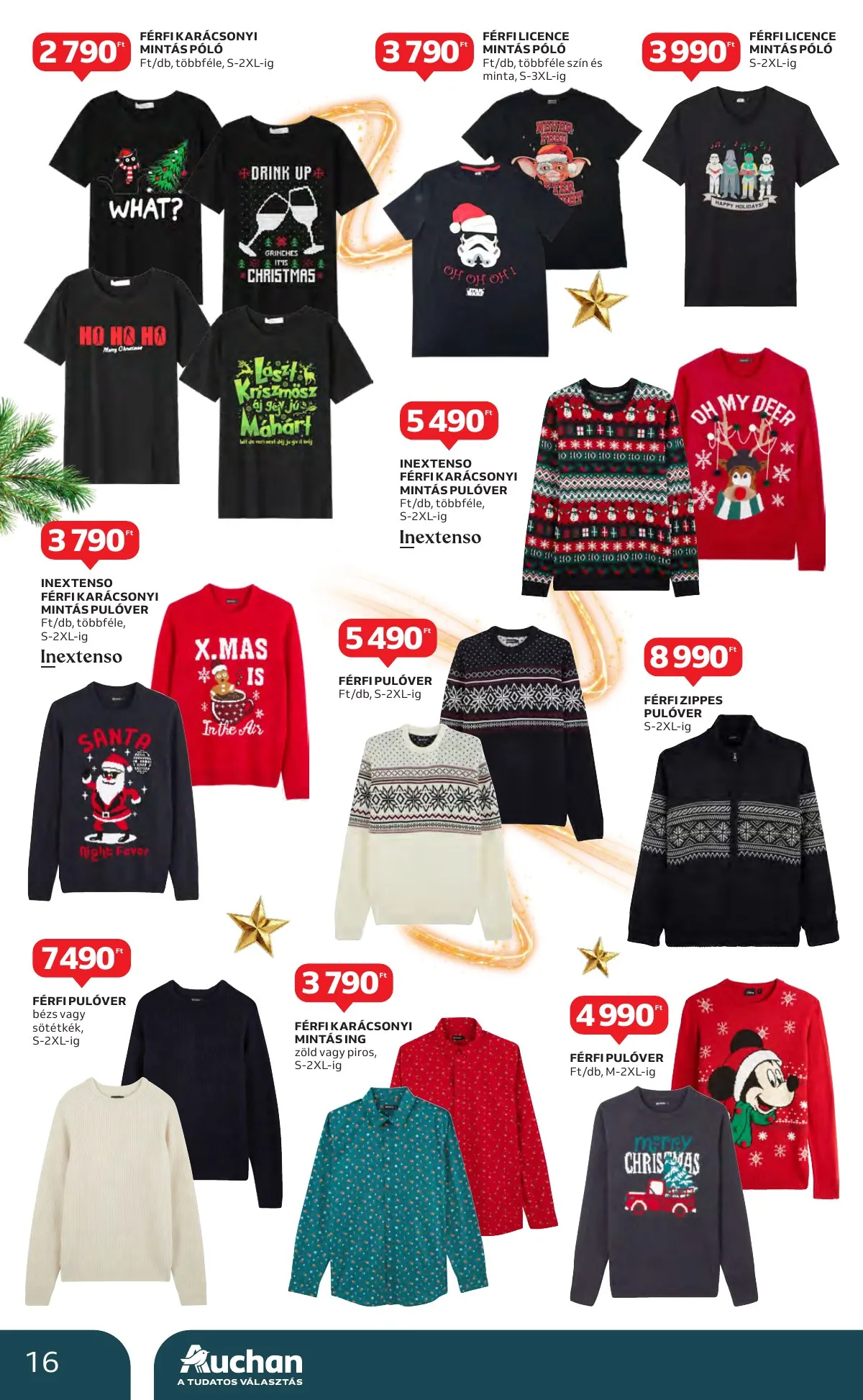 Auchan akciós újság Hipermarket Unnepi 11.21–11.24 – 16. oldal