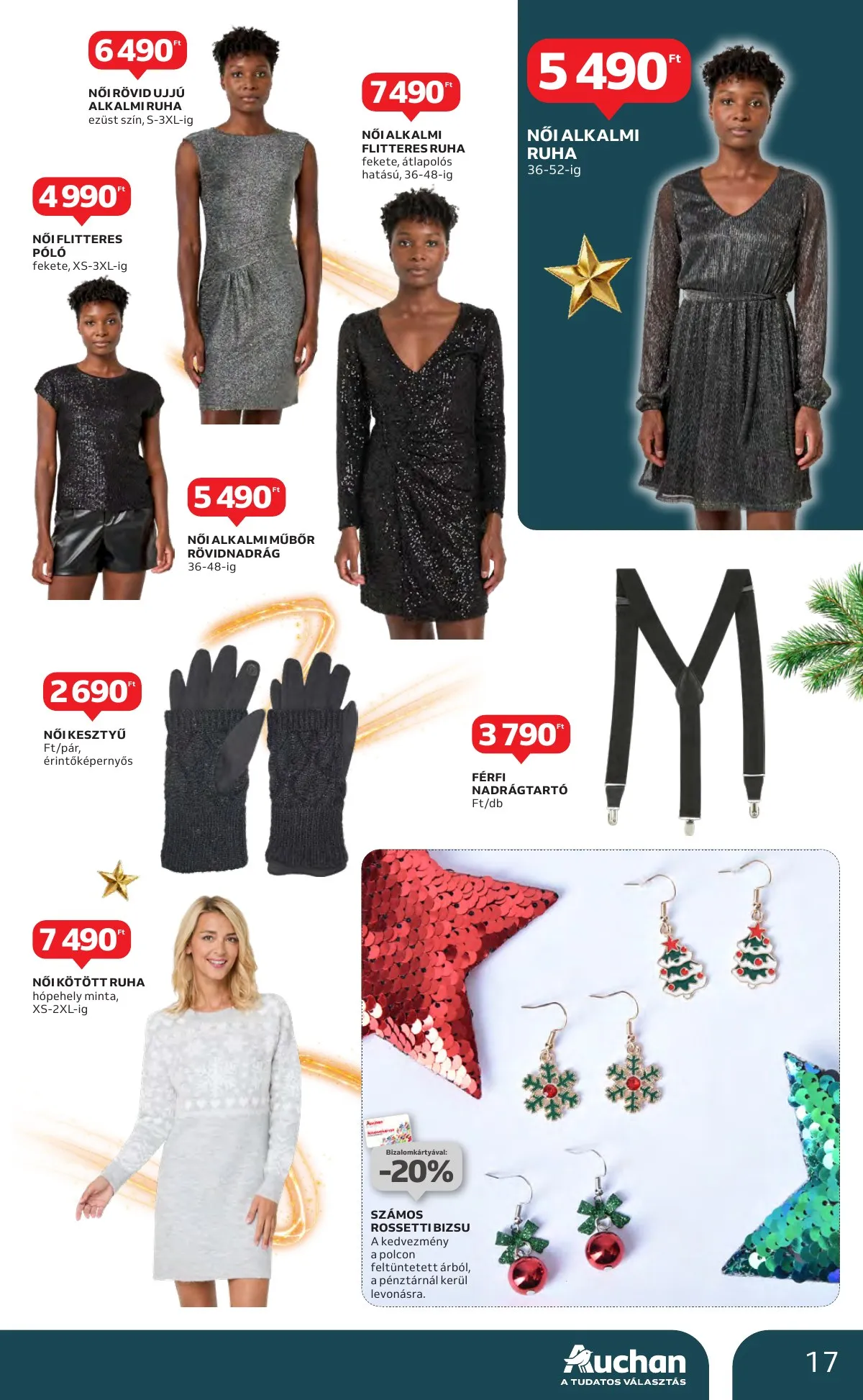 Auchan akciós újság Hipermarket Unnepi 11.21–11.24 – 17. oldal