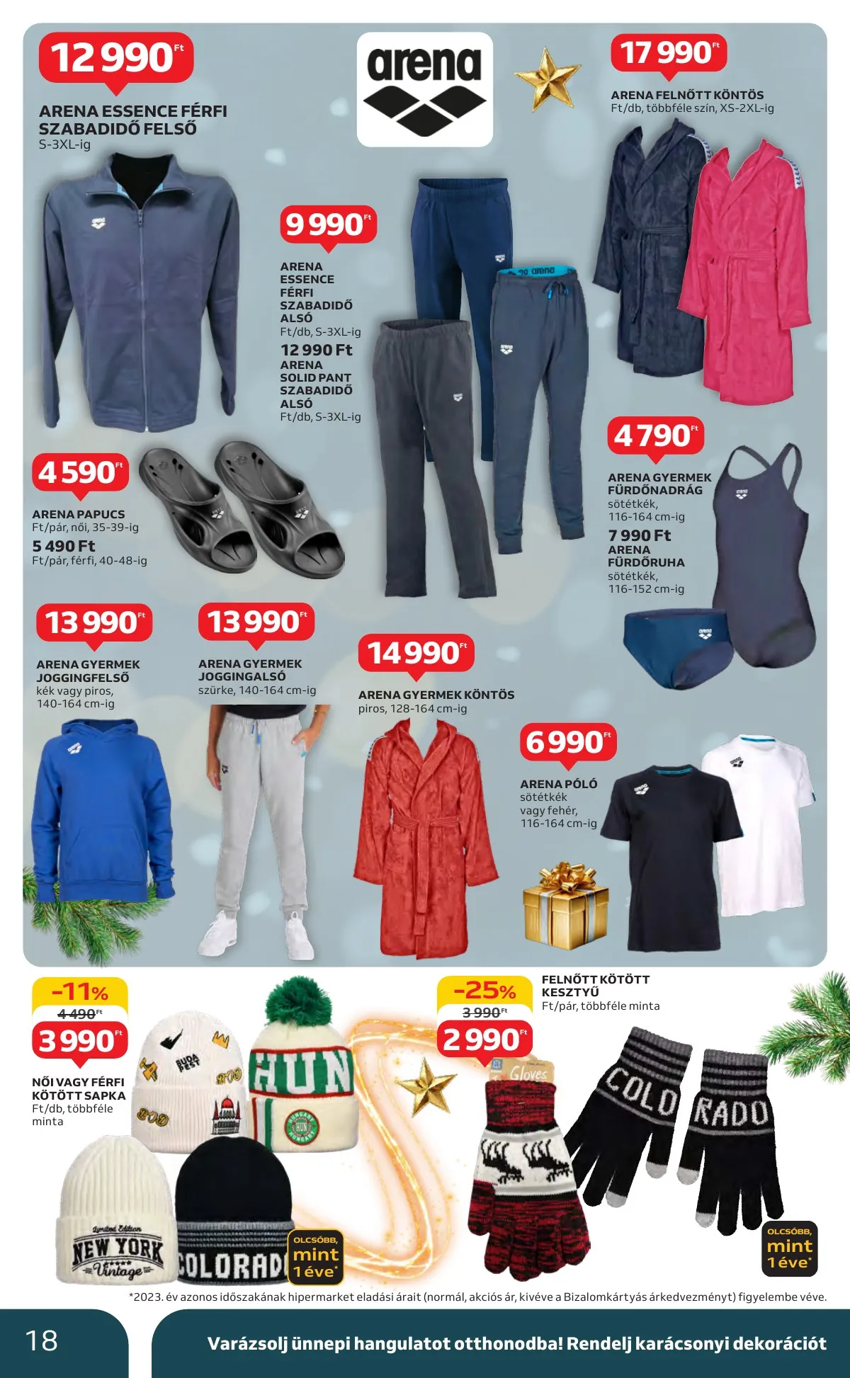 Auchan akciós újság Hipermarket Unnepi 11.21–11.24 – 18. oldal