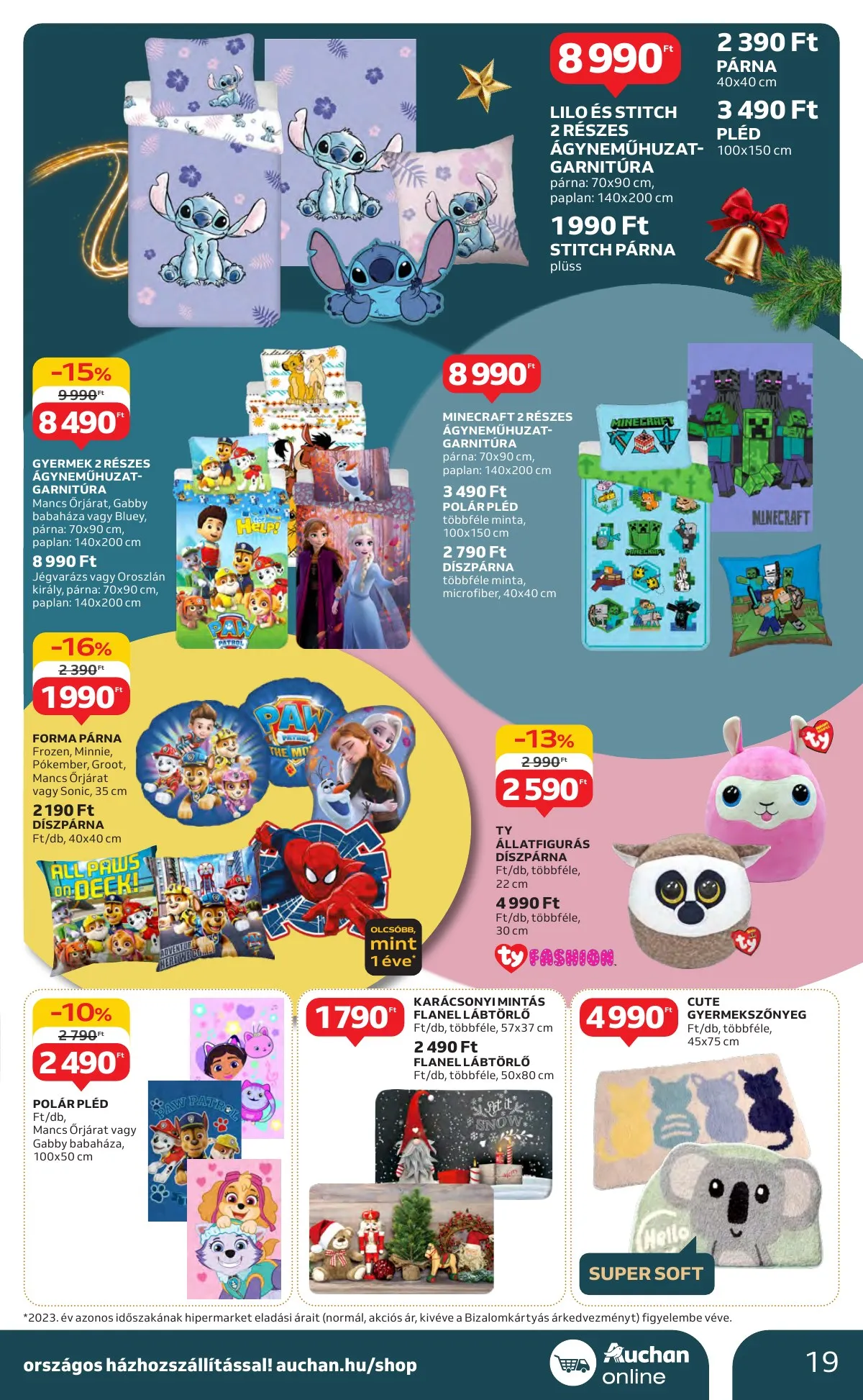 Auchan akciós újság Hipermarket Unnepi 11.21–11.24 – 19. oldal