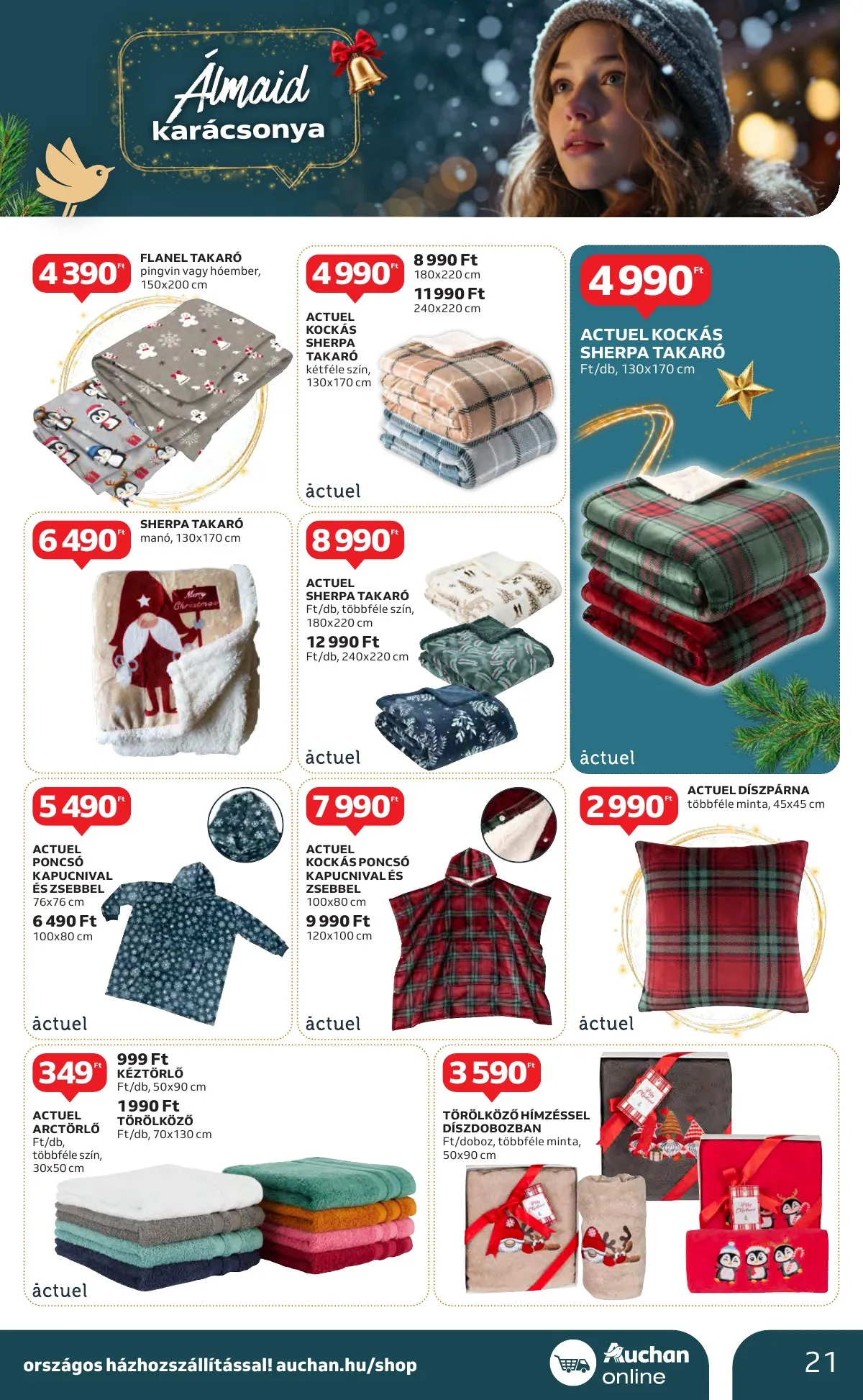 Auchan akciós újság Hipermarket Unnepi 11.21–11.24 – 21. oldal