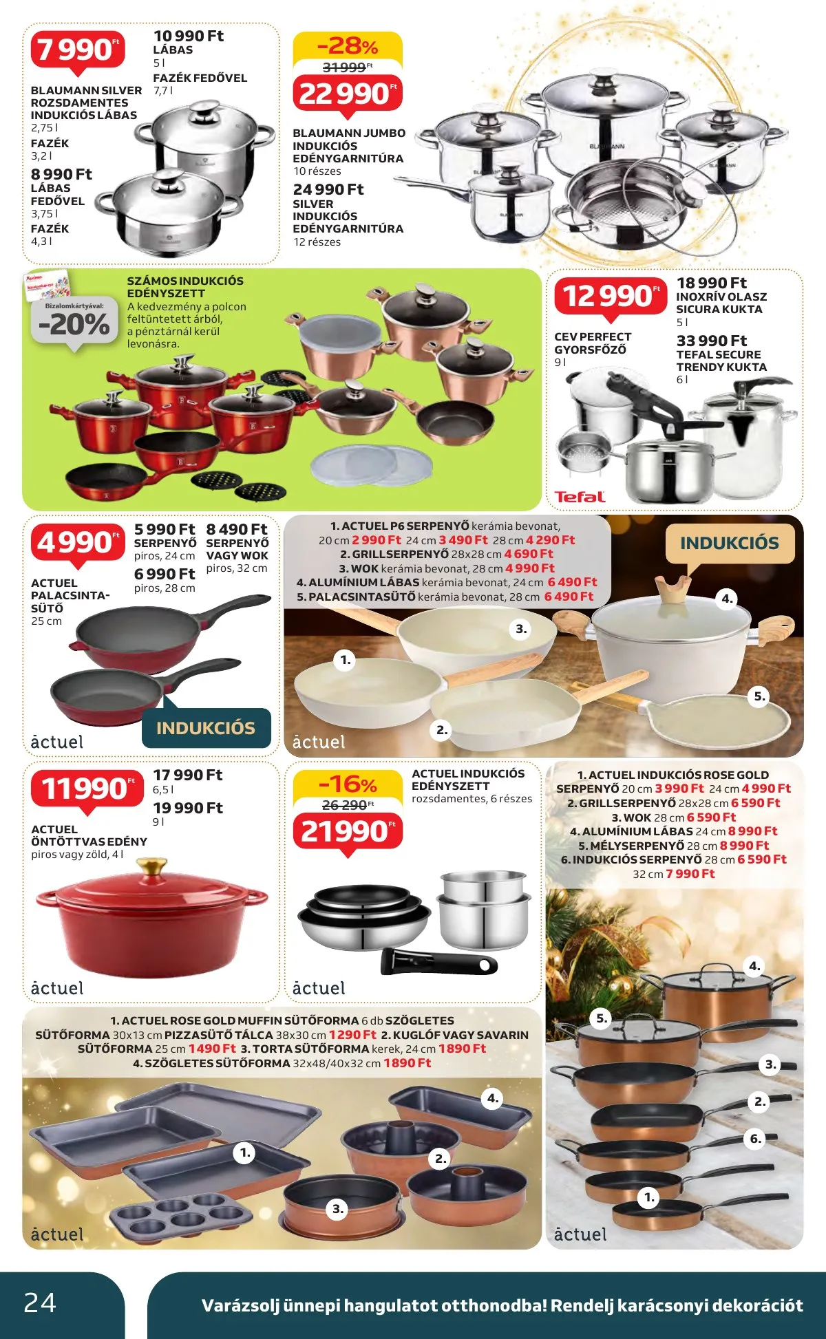 Auchan akciós újság Hipermarket Unnepi 11.21–11.24 – 24. oldal