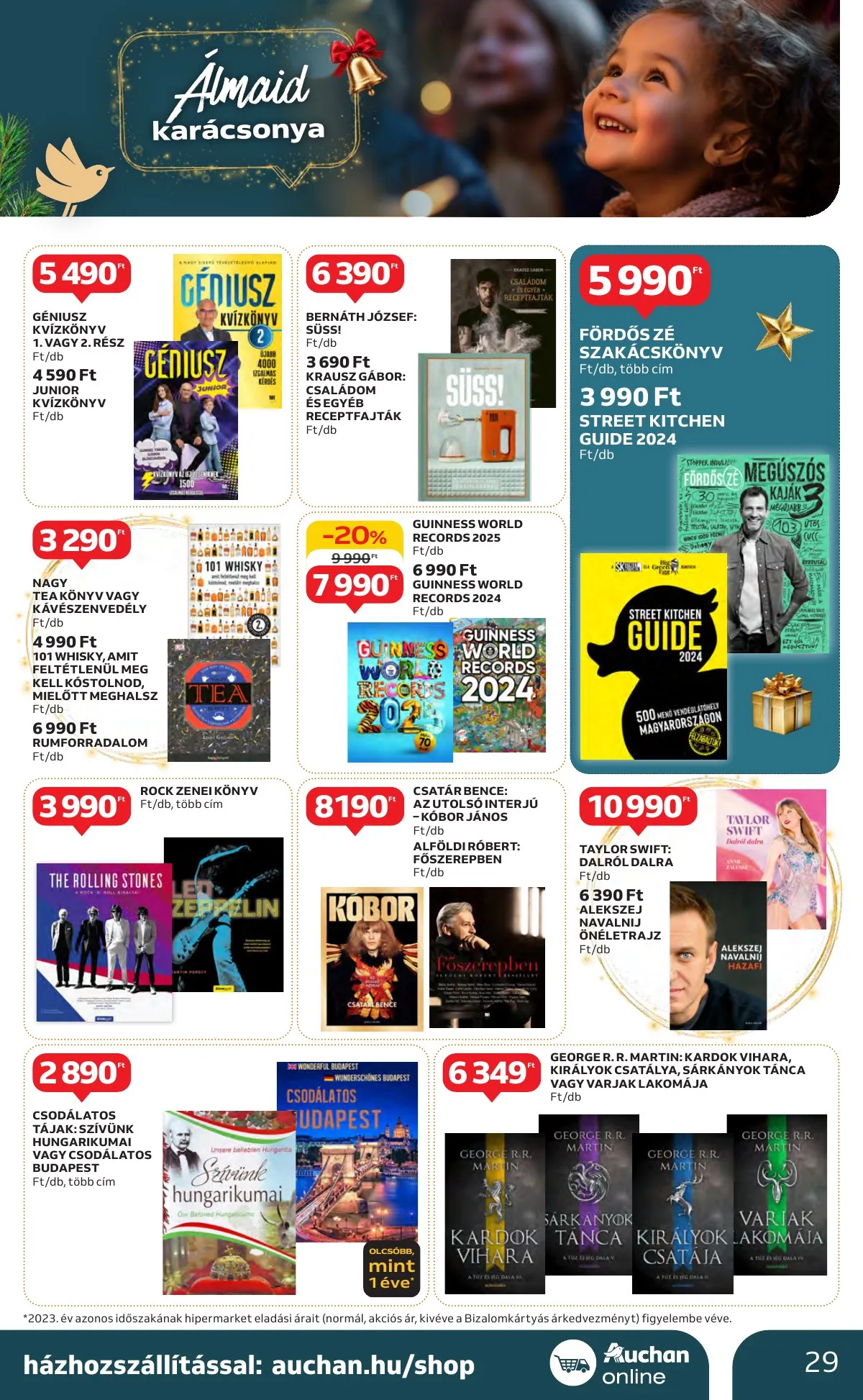 Auchan akciós újság Hipermarket Unnepi 11.21–11.24 – 29. oldal