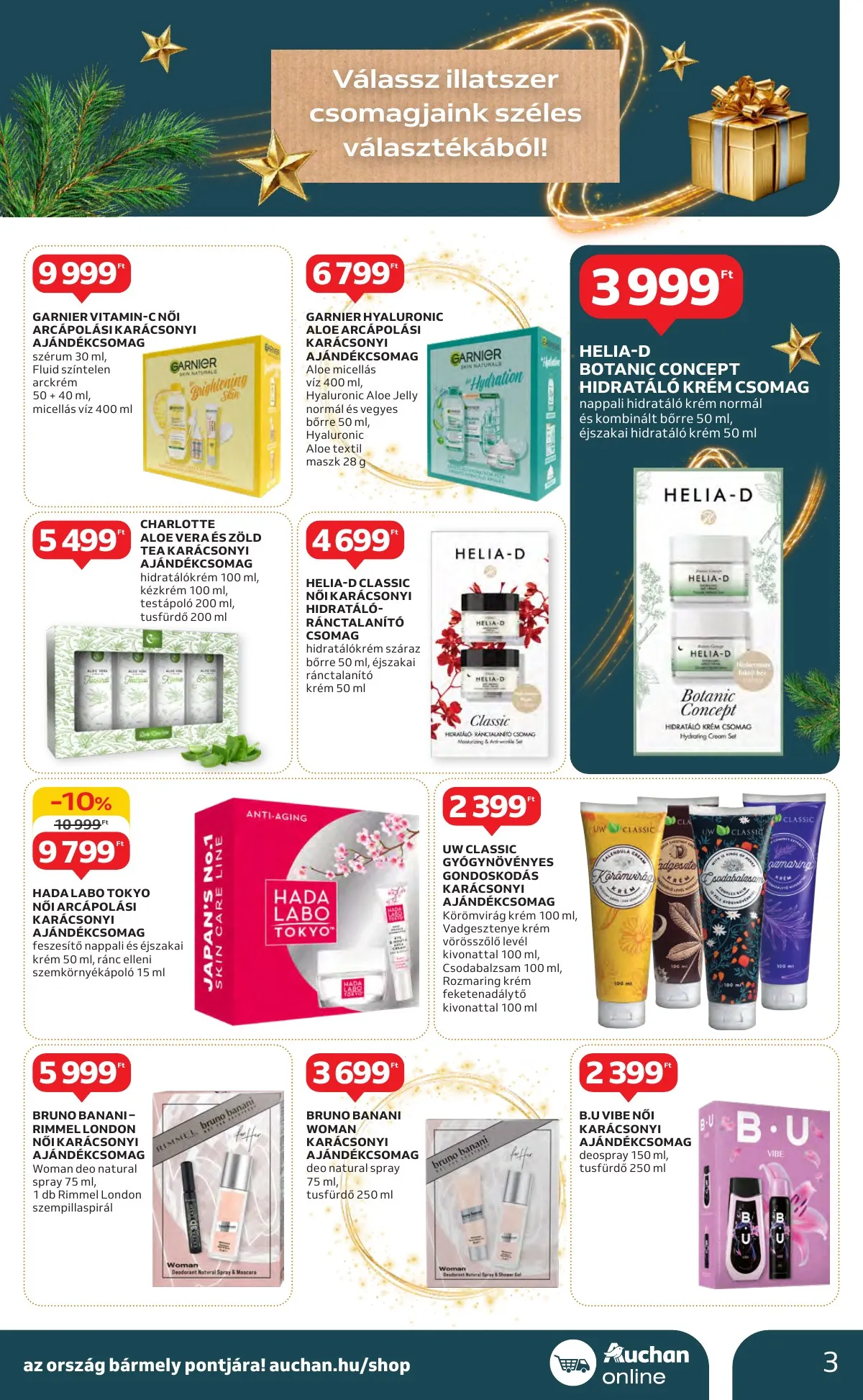 Auchan akciós újság Hipermarket Unnepi 11.21–11.24 – 3. oldal