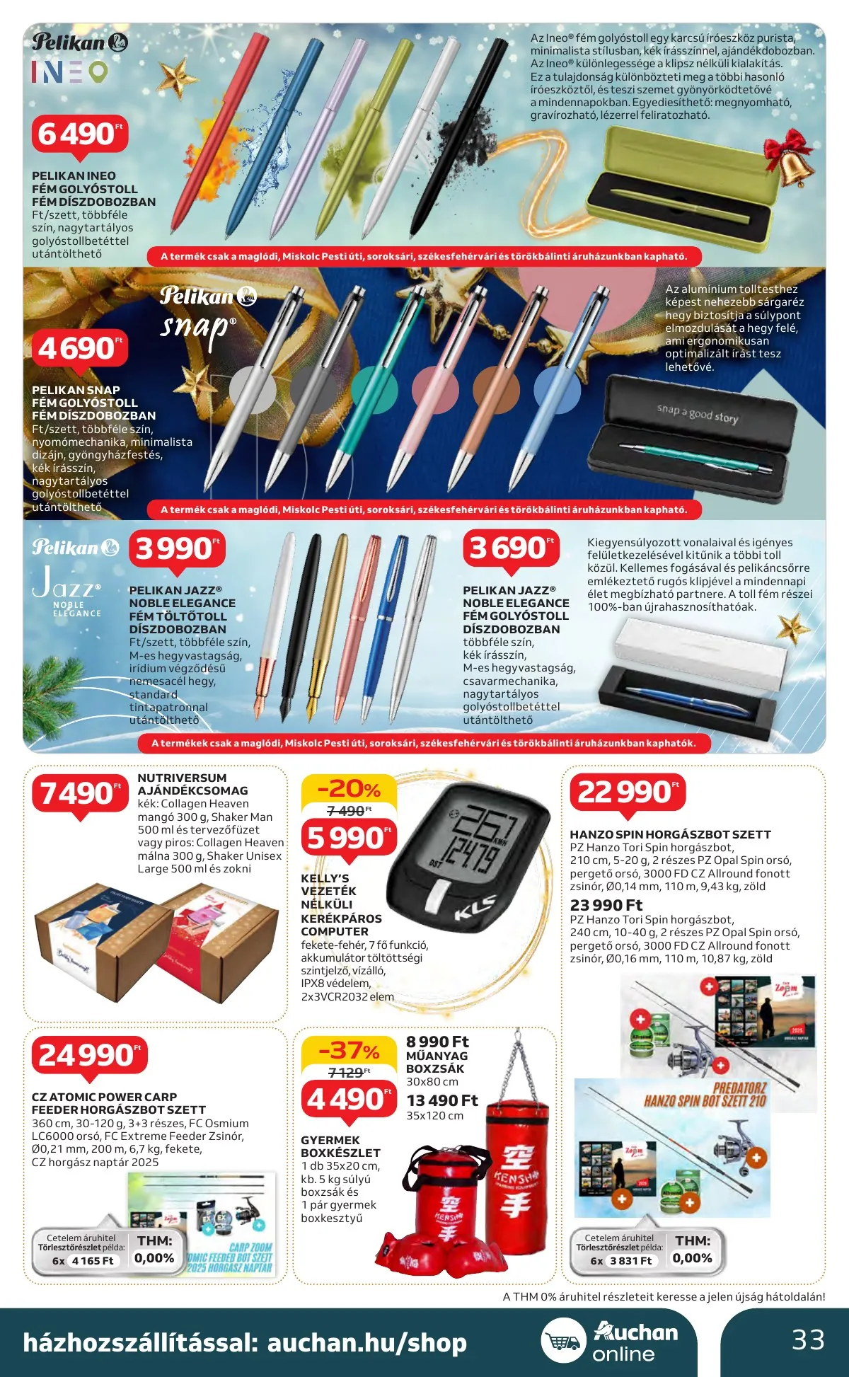 Auchan akciós újság Hipermarket Unnepi 11.21–11.24 – 33. oldal