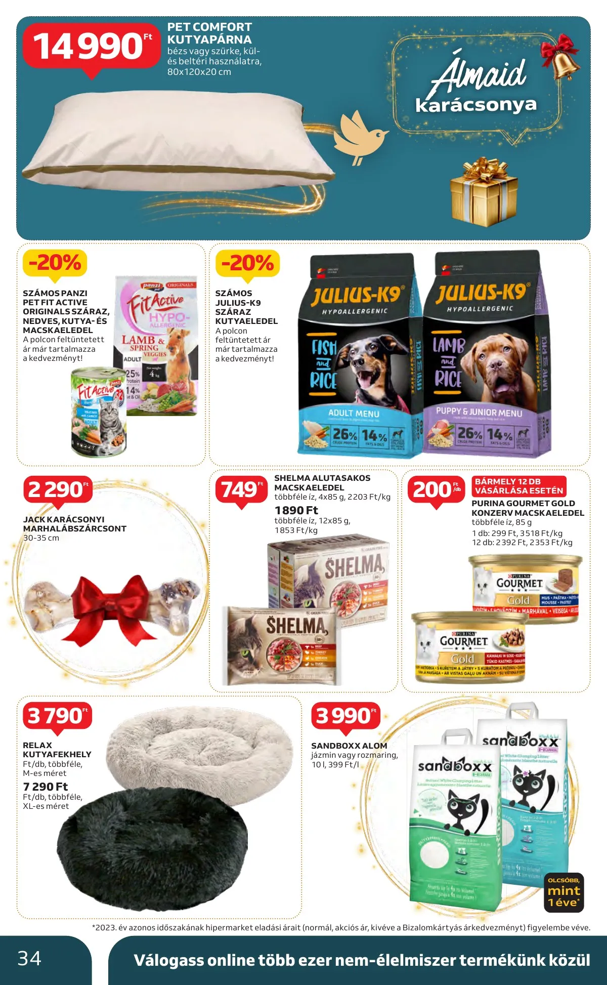 Auchan akciós újság Hipermarket Unnepi 11.21–11.24 – 34. oldal