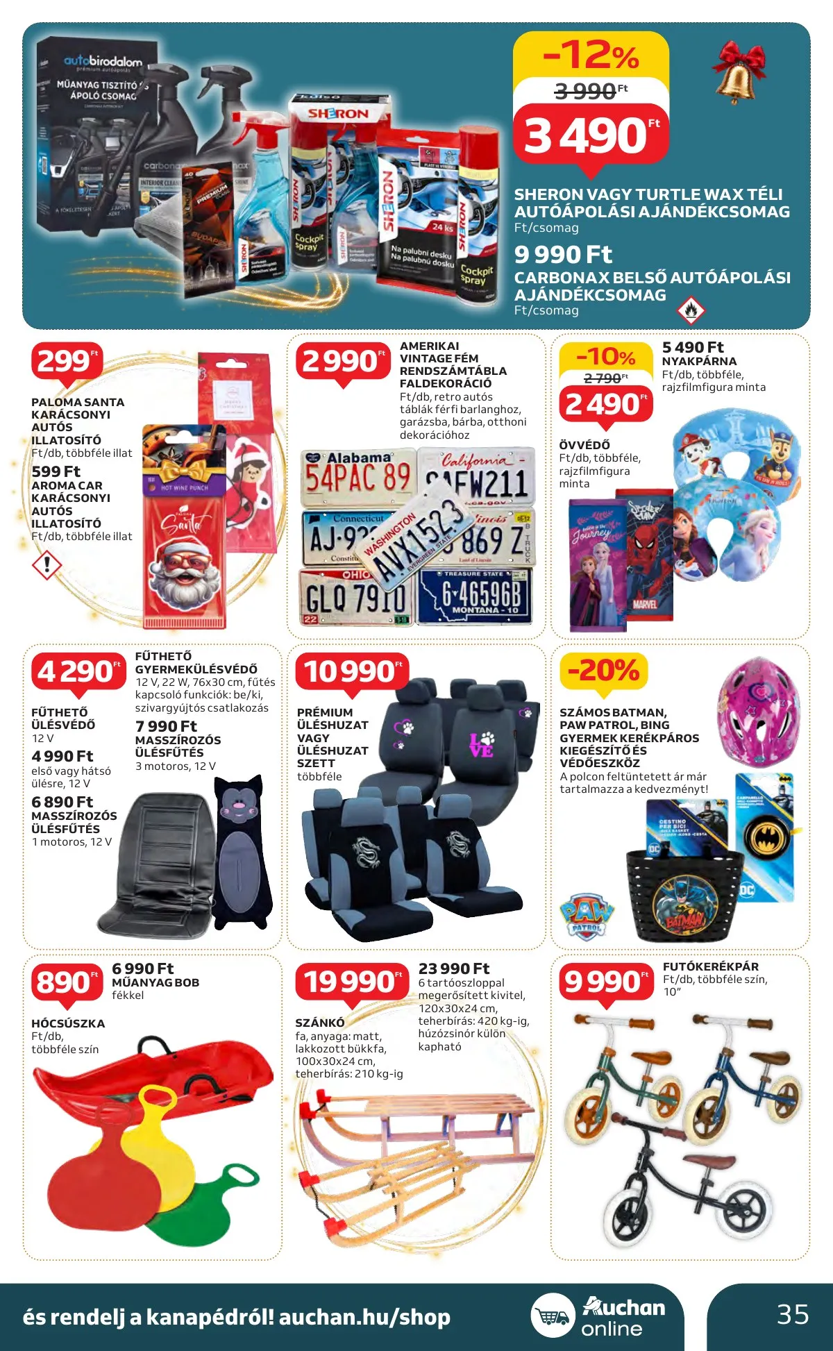Auchan akciós újság Hipermarket Unnepi 11.21–11.24 – 35. oldal