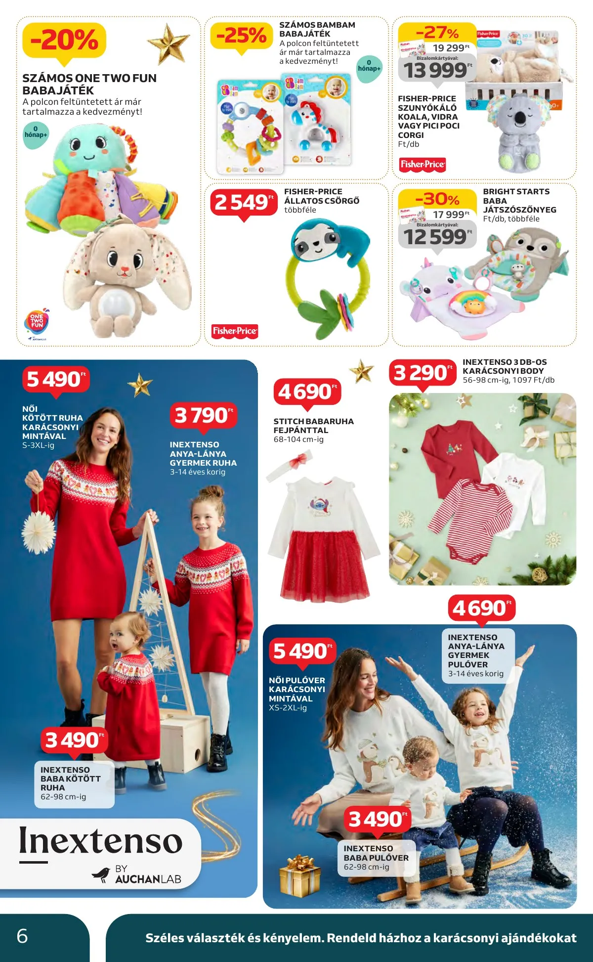Auchan akciós újság Hipermarket Unnepi 11.21–11.24 – 6. oldal