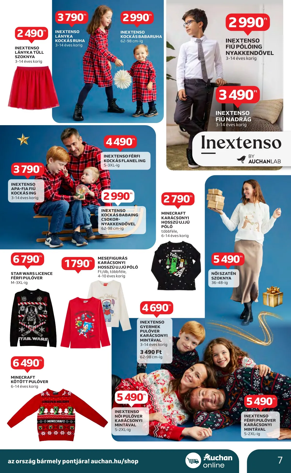 Auchan akciós újság Hipermarket Unnepi 11.21–11.24 – 7. oldal