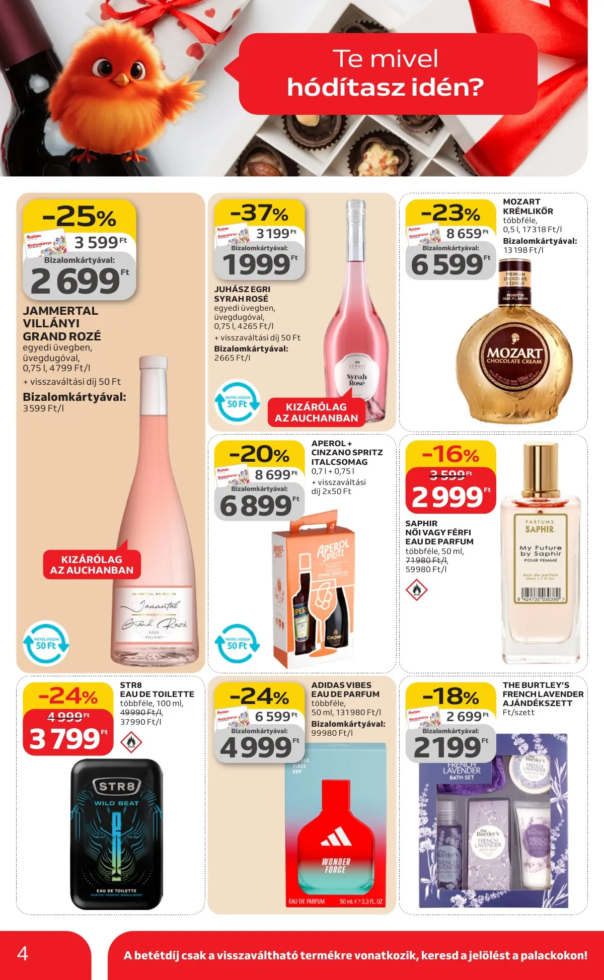 Auchan akciós újság Hipermarket Valentin nap 02.05–02.18 – 4. oldal