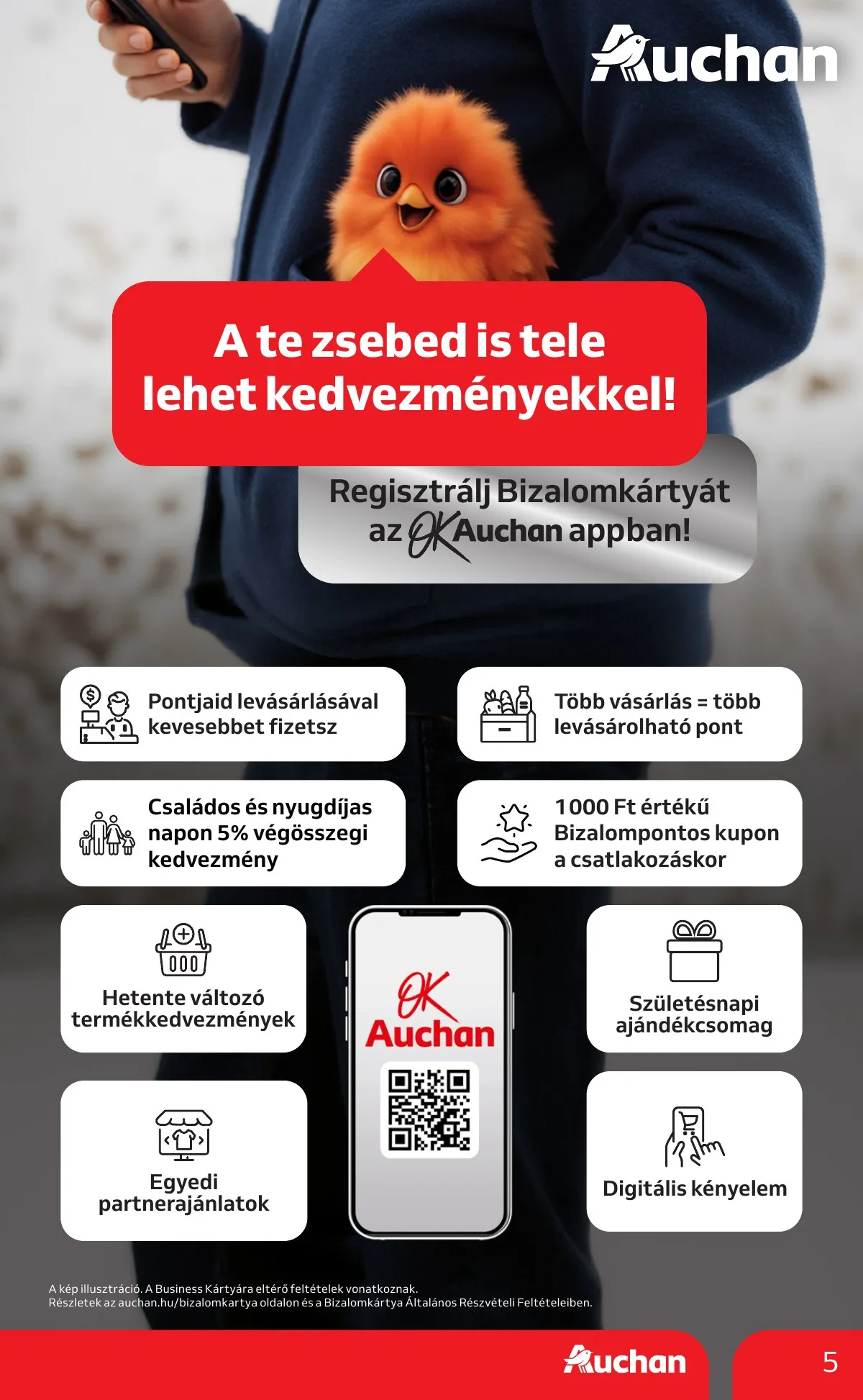 Auchan akciós újság Hipermarket Valentin nap 02.05–02.18 – 5. oldal