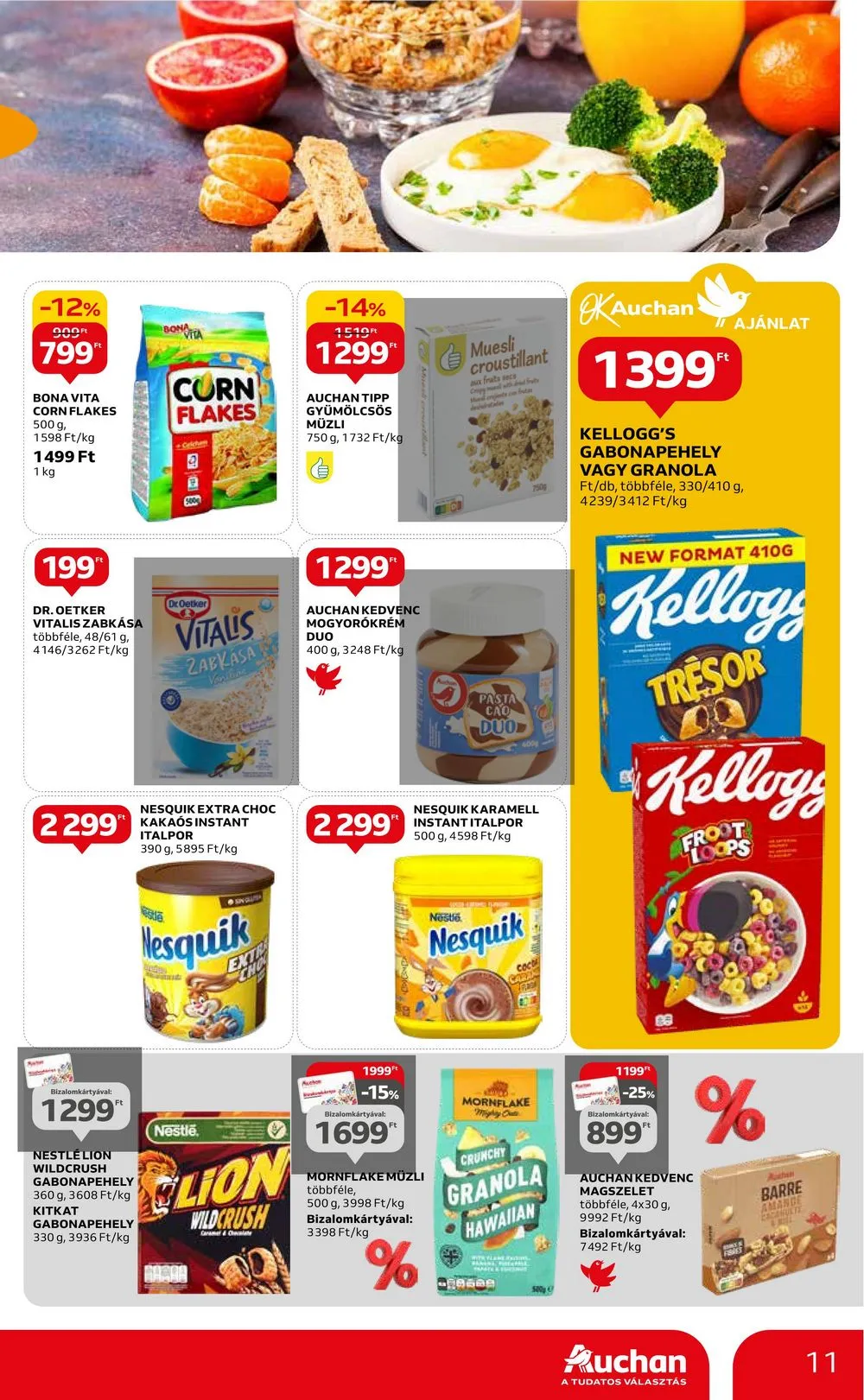 Auchan akciós újság Hipermarket XXL 01.25–02.07 – 11. oldal