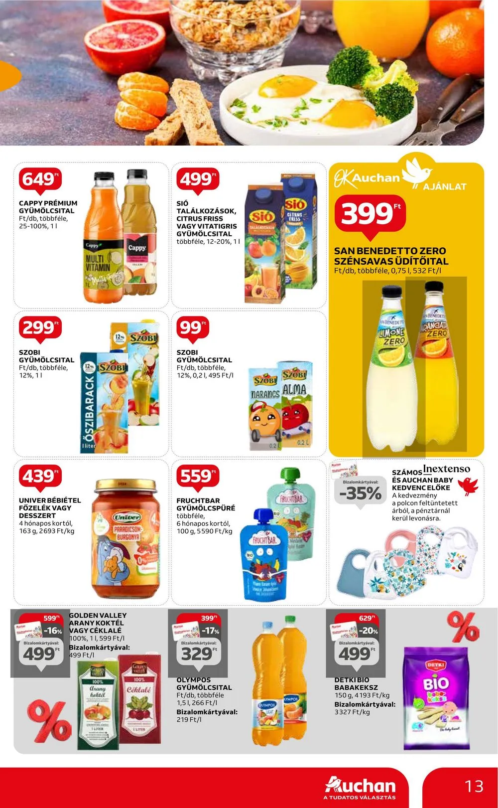 Auchan akciós újság Hipermarket XXL 01.25–02.07 – 13. oldal