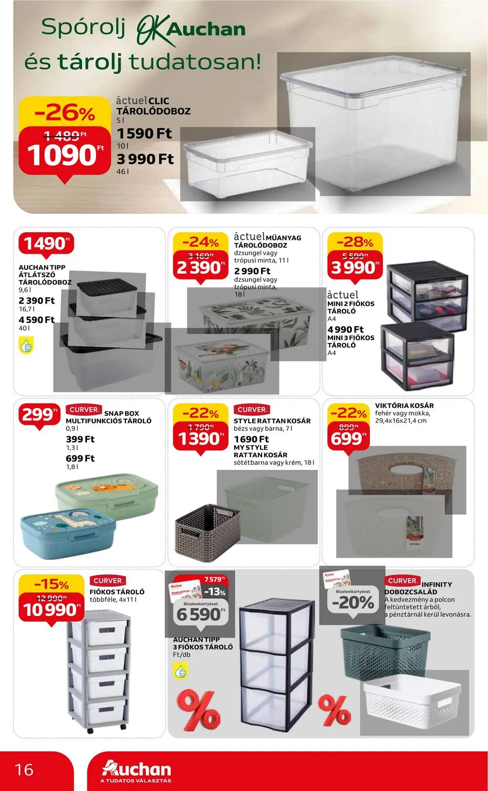 Auchan akciós újság Hipermarket XXL 01.25–02.07 – 16. oldal