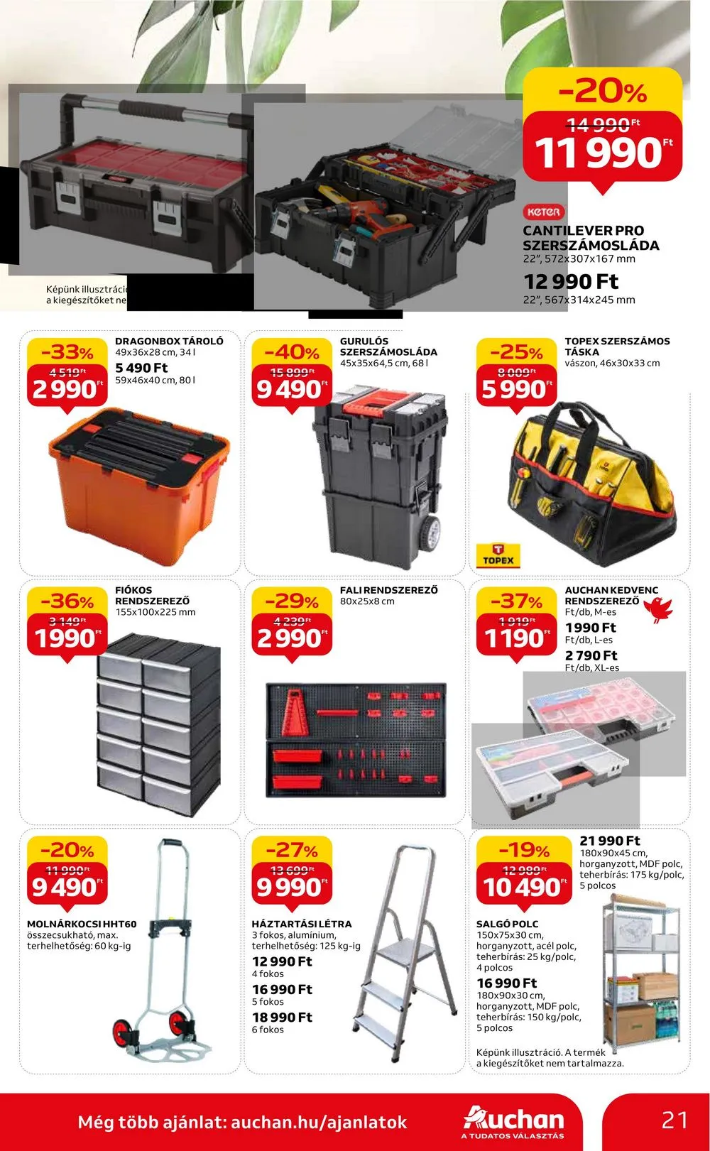 Auchan akciós újság Hipermarket XXL 01.25–02.07 – 21. oldal